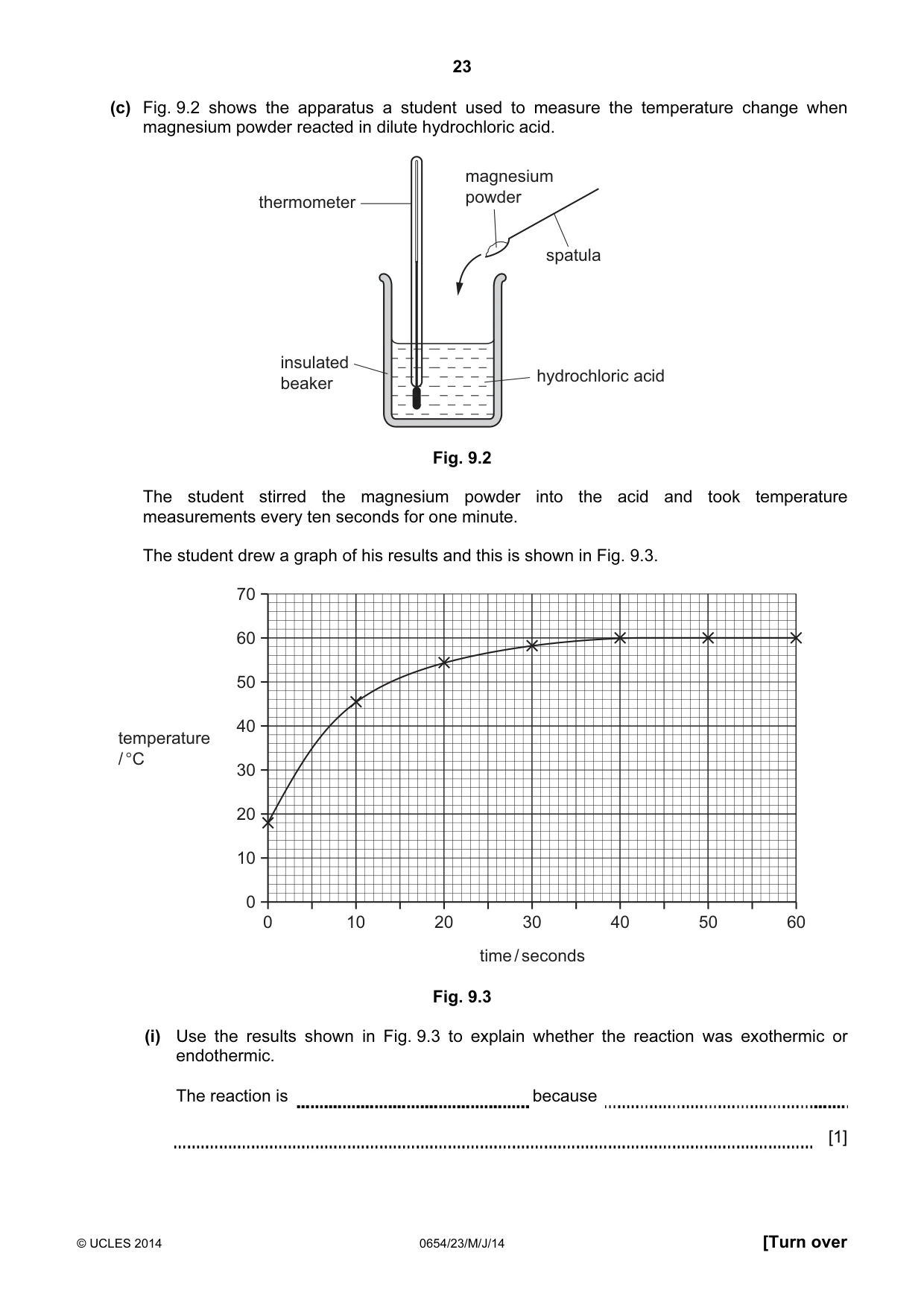 Cambridge IGCSE Sciences - Co-ordinated (Double) 0654 2014 May/June Paper 2 · Variant 3 question paper, page 23 of 32