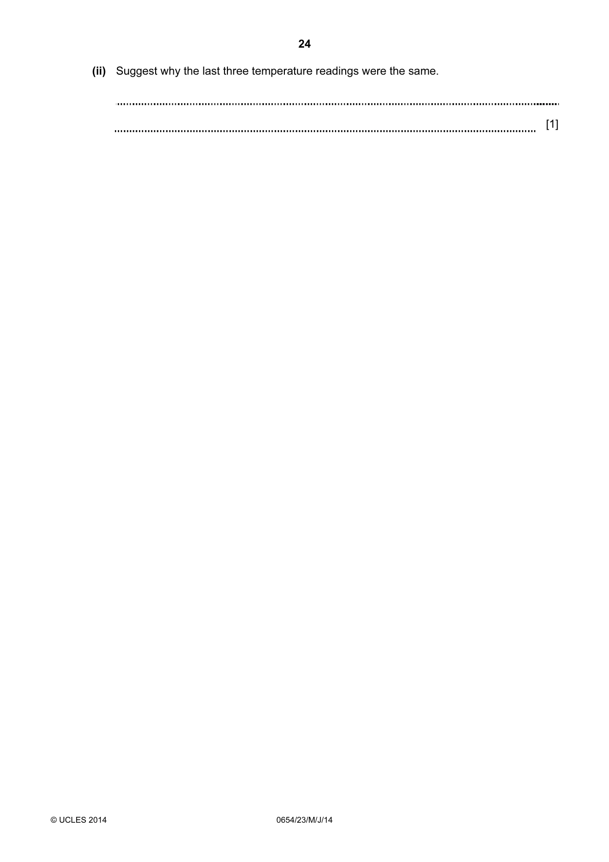 Cambridge IGCSE Sciences - Co-ordinated (Double) 0654 2014 May/June Paper 2 · Variant 3 question paper, page 24 of 32