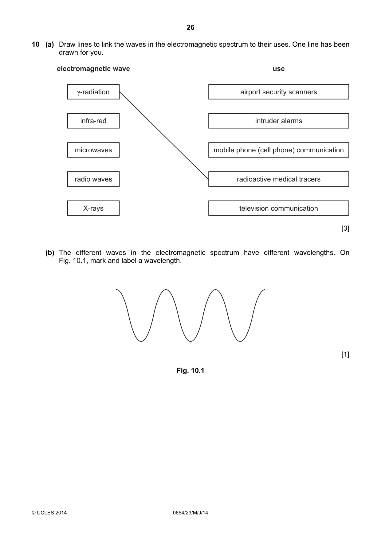 Cambridge IGCSE Sciences - Co-ordinated (Double) 0654 2014 May/June Paper 2 · Variant 3 question paper, page 26 of 32