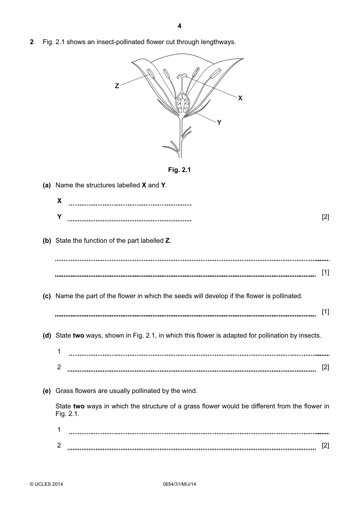 Cambridge IGCSE Sciences - Co-ordinated (Double) 0654 2014 May/June Paper 3 · Variant 1 question paper, page 4 of 32