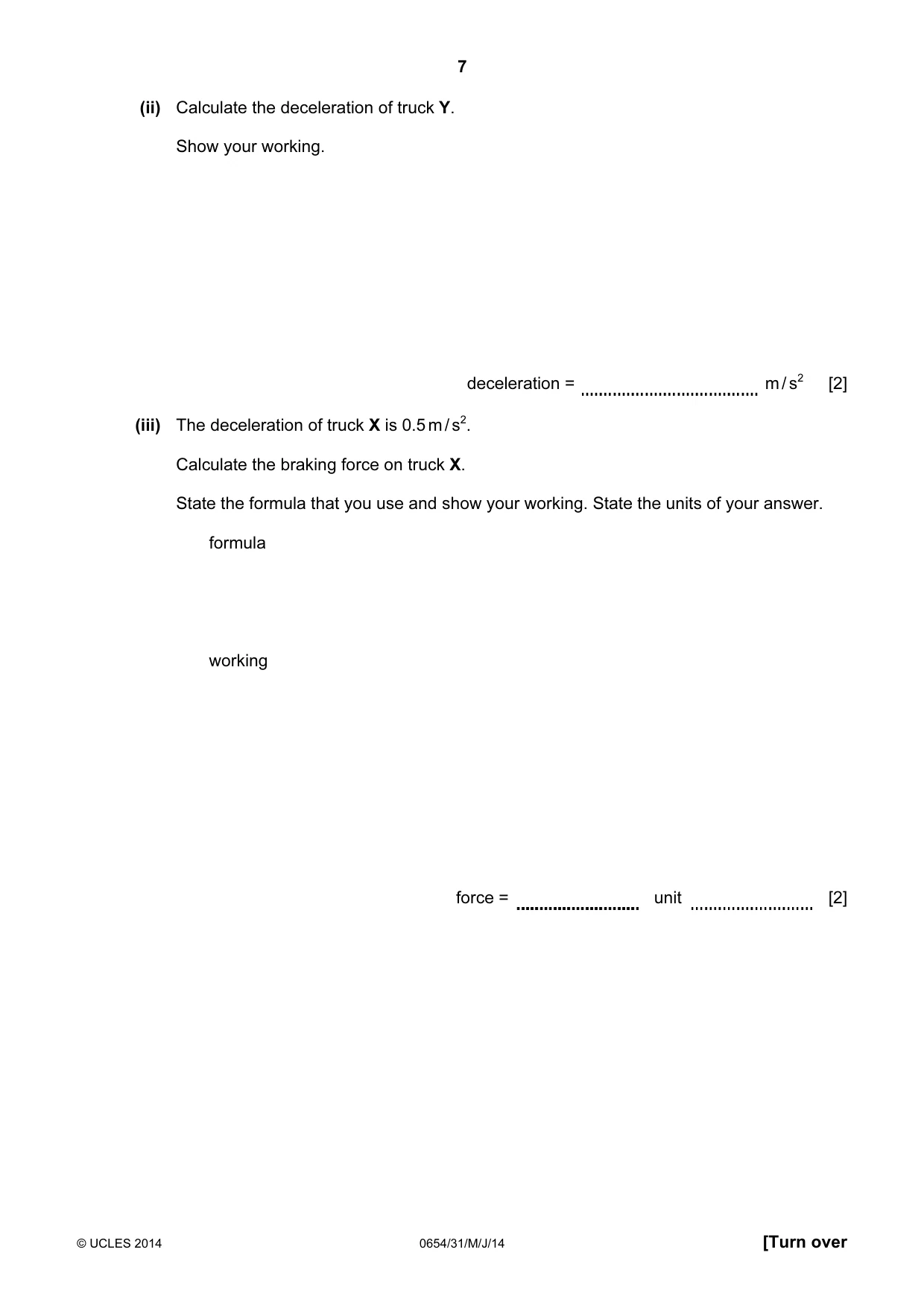 Cambridge IGCSE Sciences - Co-ordinated (Double) 0654 2014 May/June Paper 3 · Variant 1 question paper, page 7 of 32