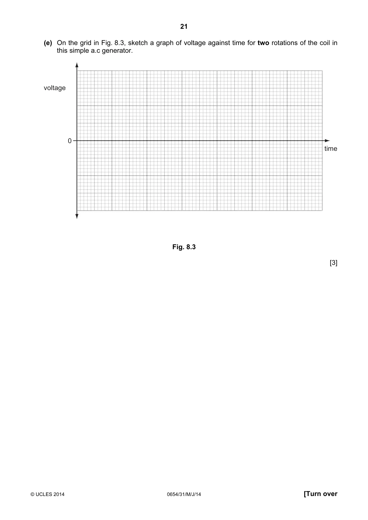 Cambridge IGCSE Sciences - Co-ordinated (Double) 0654 2014 May/June Paper 3 · Variant 1 question paper, page 21 of 32