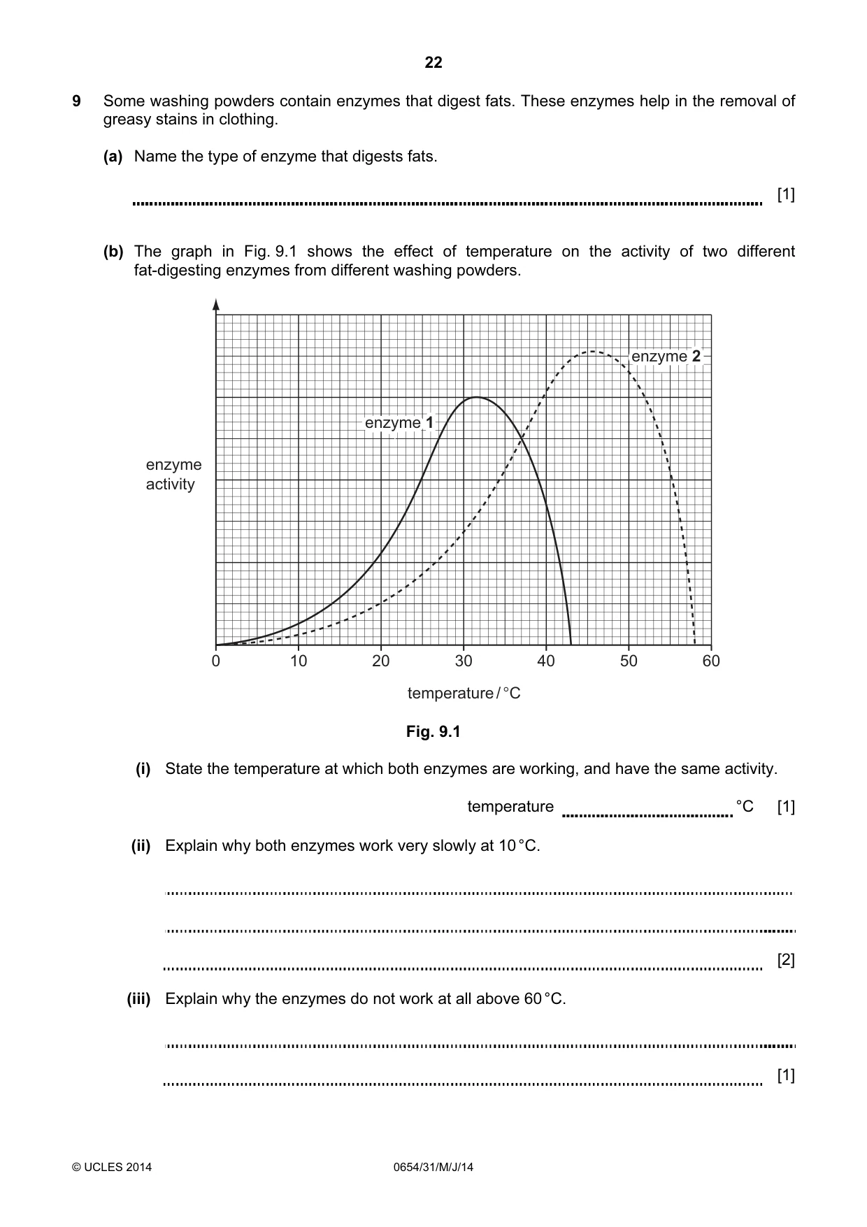 Cambridge IGCSE Sciences - Co-ordinated (Double) 0654 2014 May/June Paper 3 · Variant 1 question paper, page 22 of 32