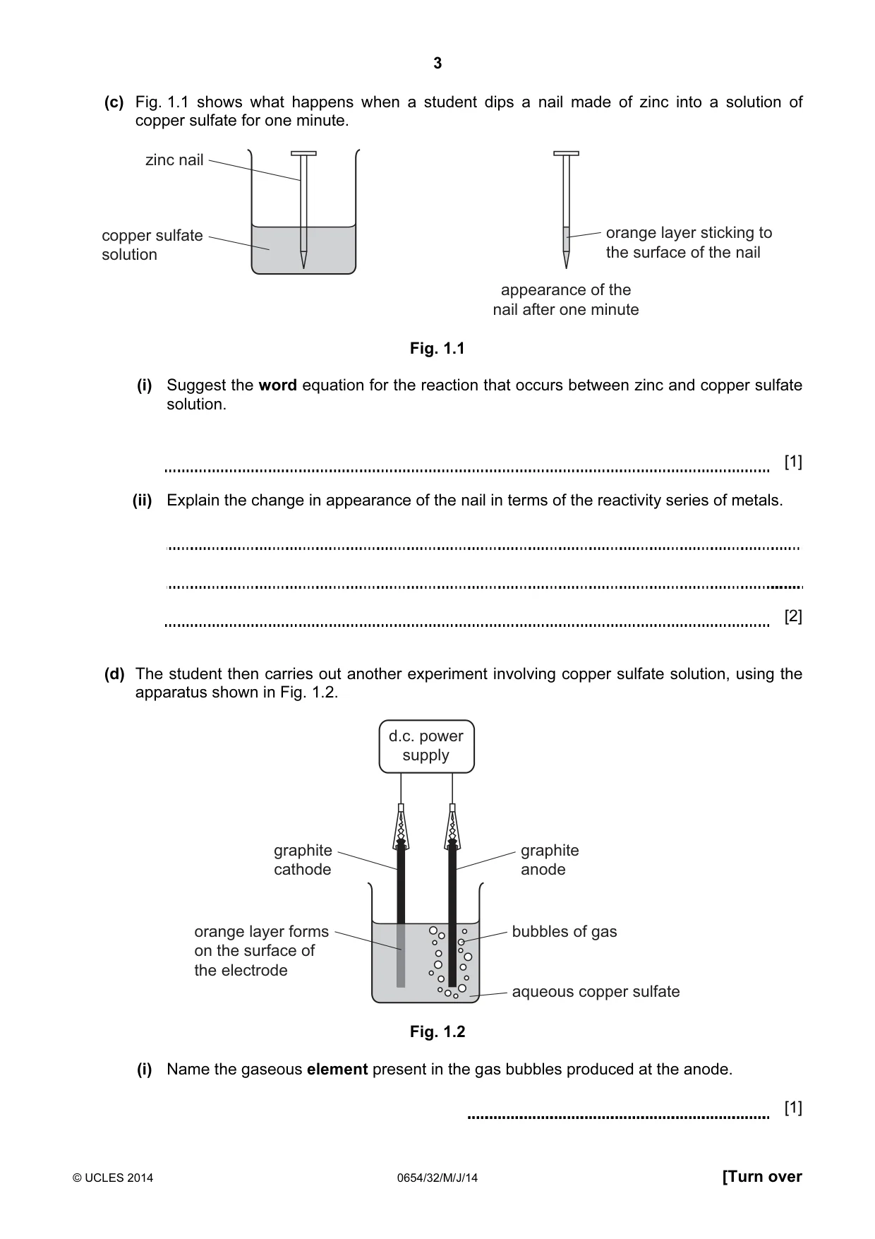 Cambridge IGCSE Sciences - Co-ordinated (Double) 0654 2014 May/June Paper 3 · Variant 2 question paper, page 3 of 32