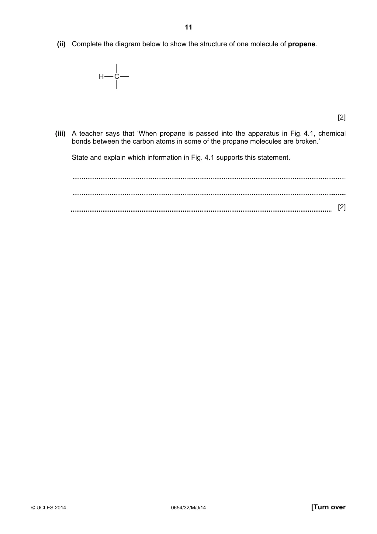 Cambridge IGCSE Sciences - Co-ordinated (Double) 0654 2014 May/June Paper 3 · Variant 2 question paper, page 11 of 32