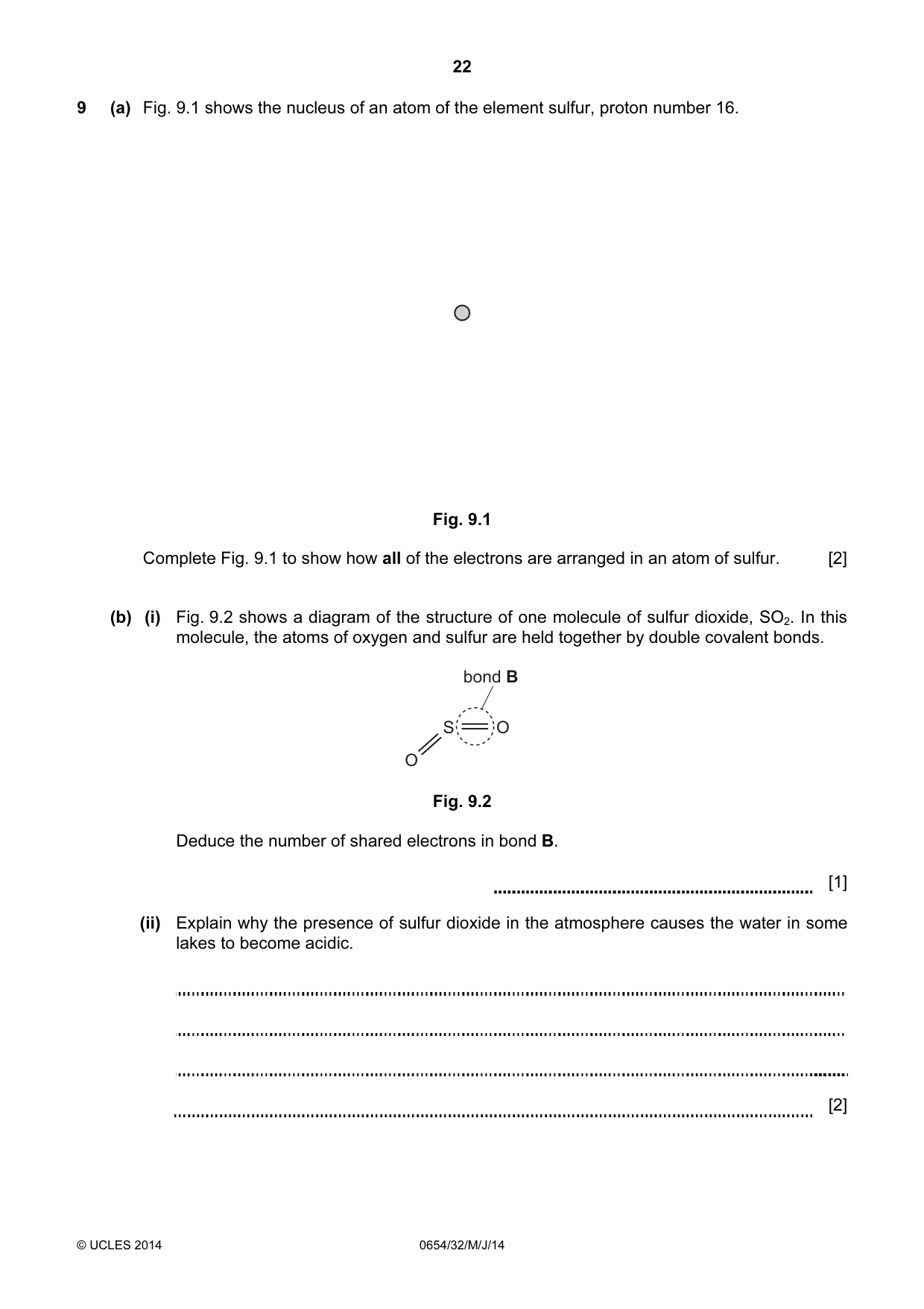 Cambridge IGCSE Sciences - Co-ordinated (Double) 0654 2014 May/June Paper 3 · Variant 2 question paper, page 22 of 32