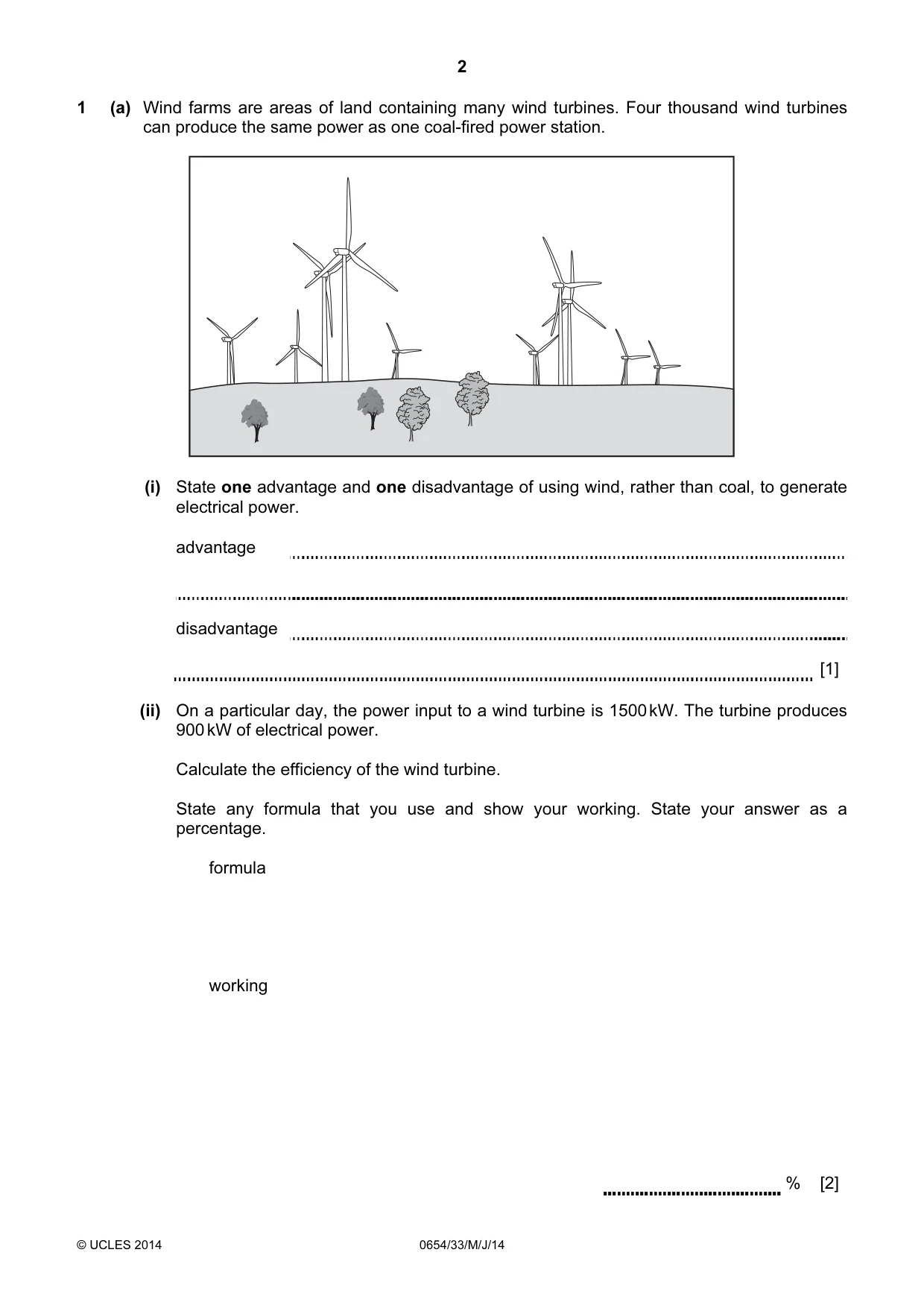 Cambridge IGCSE Sciences - Co-ordinated (Double) 0654 2014 May/June Paper 3 · Variant 3 question paper, page 2 of 32