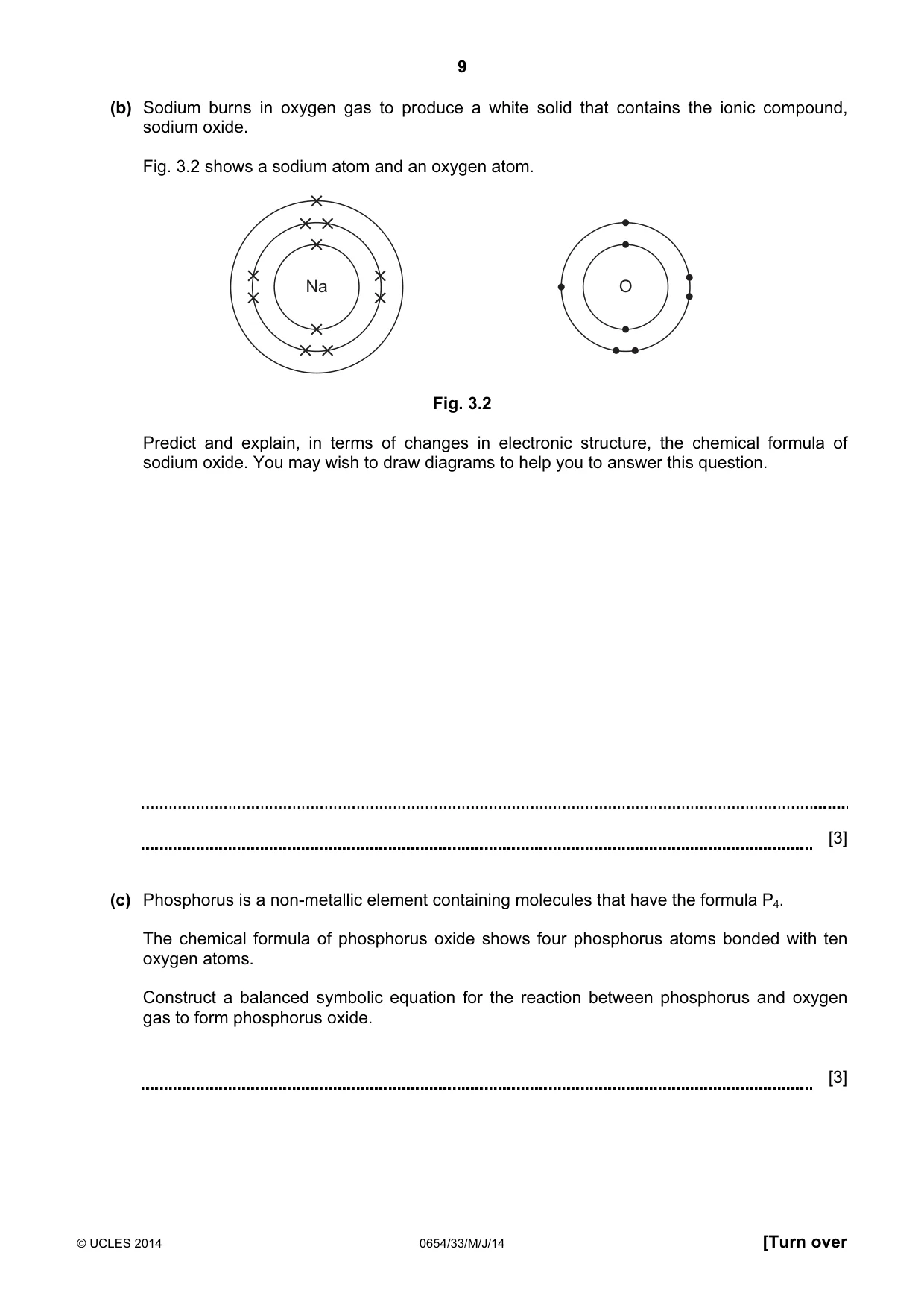 Cambridge IGCSE Sciences - Co-ordinated (Double) 0654 2014 May/June Paper 3 · Variant 3 question paper, page 9 of 32