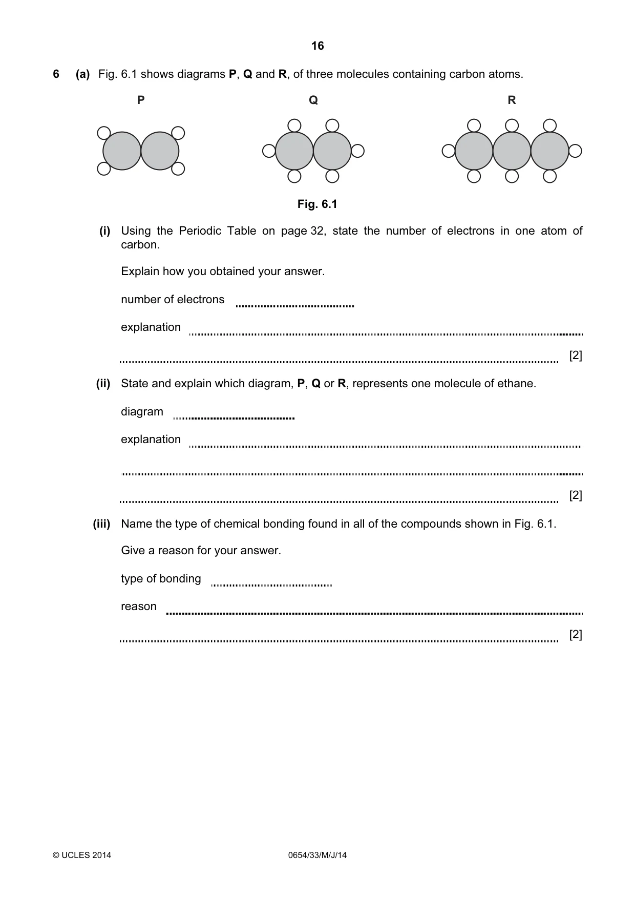 Cambridge IGCSE Sciences - Co-ordinated (Double) 0654 2014 May/June Paper 3 · Variant 3 question paper, page 16 of 32