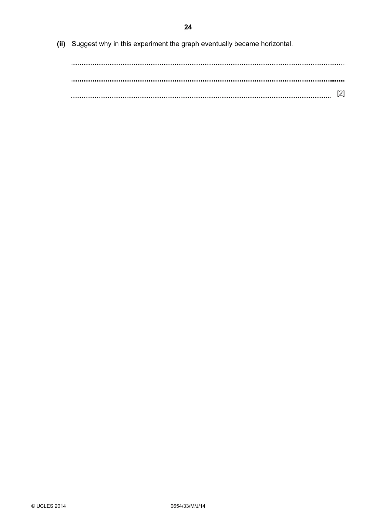 Cambridge IGCSE Sciences - Co-ordinated (Double) 0654 2014 May/June Paper 3 · Variant 3 question paper, page 24 of 32