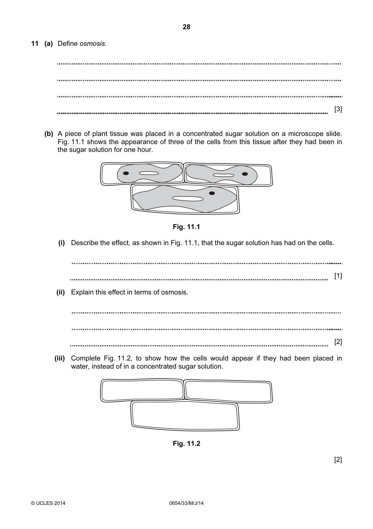 Cambridge IGCSE Sciences - Co-ordinated (Double) 0654 2014 May/June Paper 3 · Variant 3 question paper, page 28 of 32