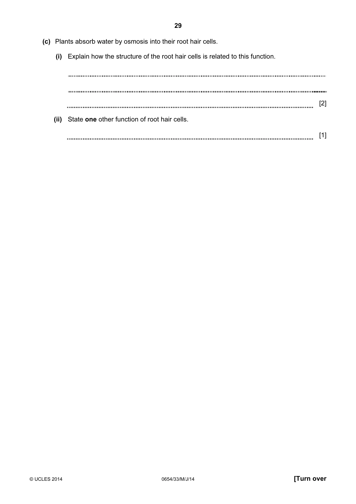 Cambridge IGCSE Sciences - Co-ordinated (Double) 0654 2014 May/June Paper 3 · Variant 3 question paper, page 29 of 32