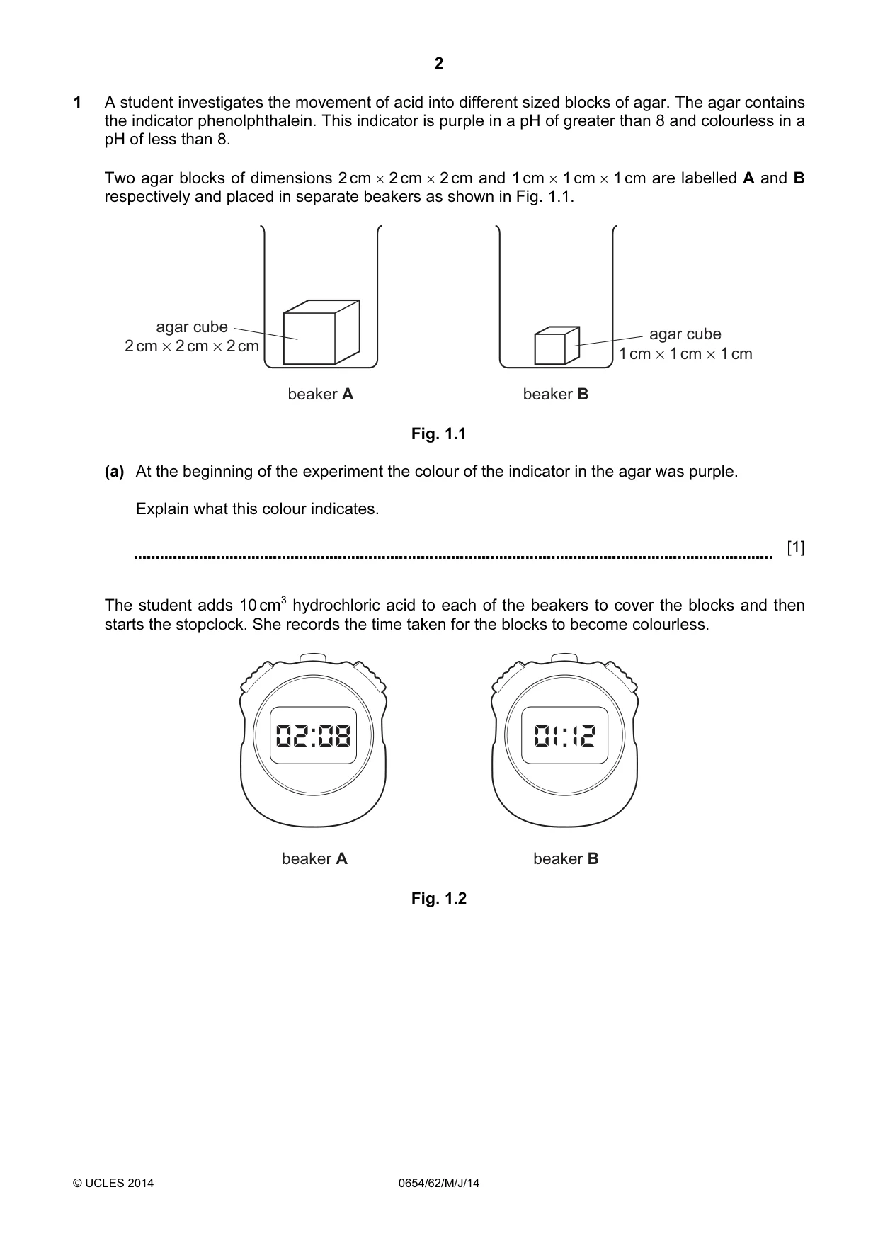 Cambridge IGCSE Sciences - Co-ordinated (Double) 0654 2014 May/June Paper 6 · Variant 2 question paper, page 2 of 20