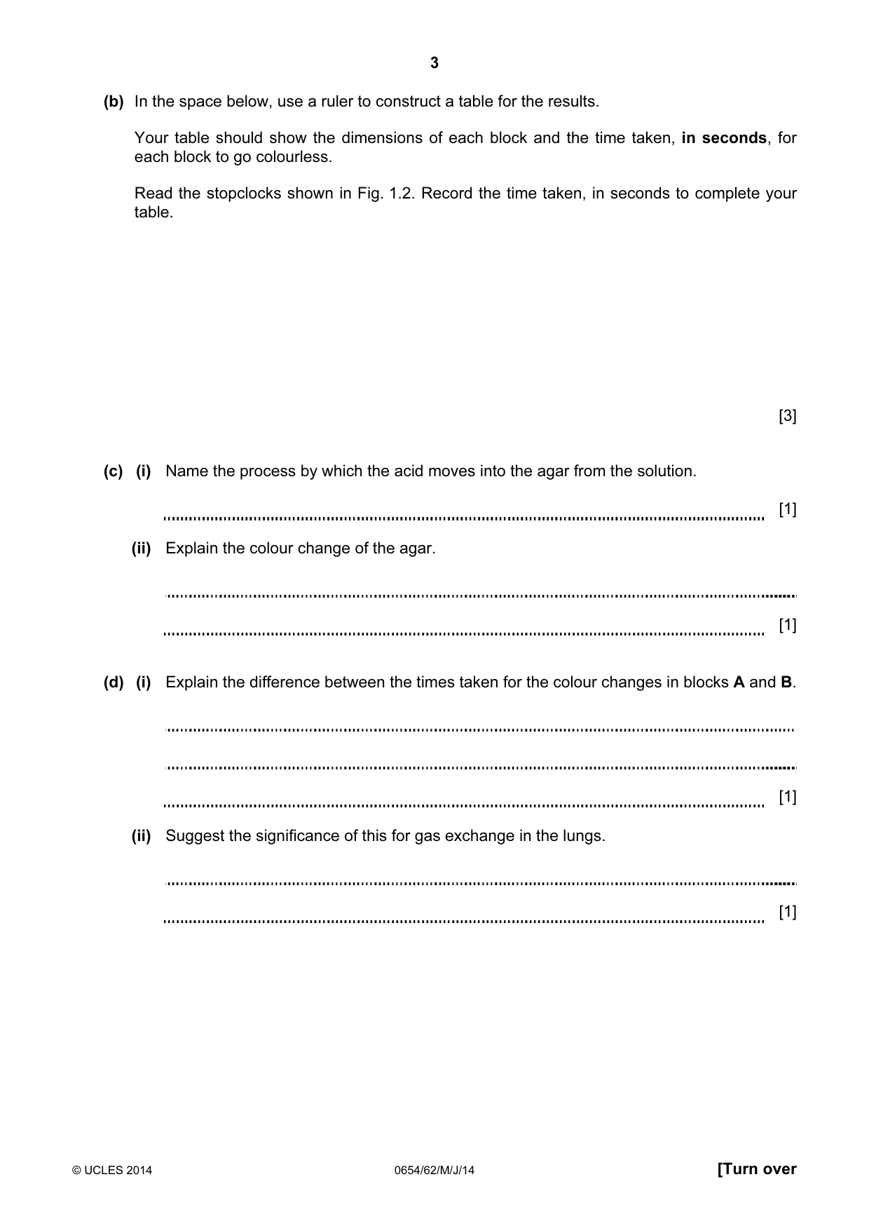 Cambridge IGCSE Sciences - Co-ordinated (Double) 0654 2014 May/June Paper 6 · Variant 2 question paper, page 3 of 20