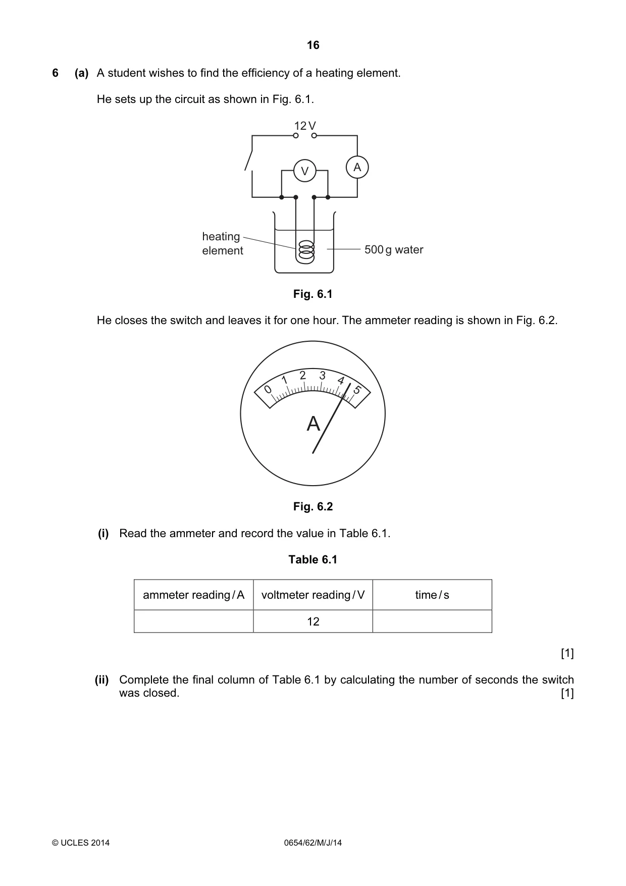 Cambridge IGCSE Sciences - Co-ordinated (Double) 0654 2014 May/June Paper 6 · Variant 2 question paper, page 16 of 20