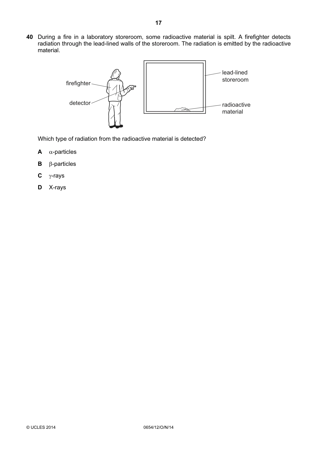 Cambridge IGCSE Sciences - Co-ordinated (Double) 0654 2014 Oct/Nov Paper 1 · Variant 2 question paper, page 17 of 20