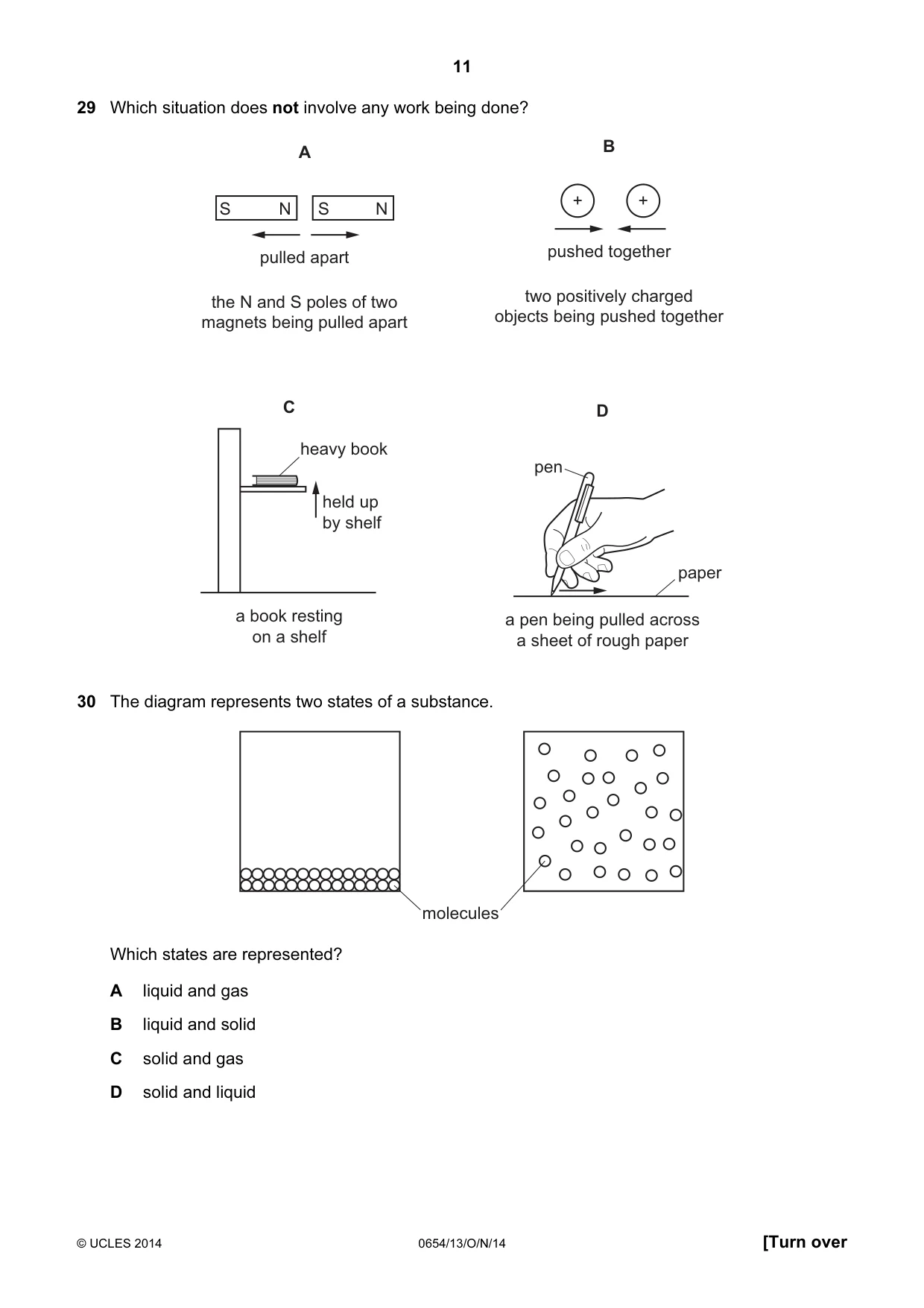 Cambridge IGCSE Sciences - Co-ordinated (Double) 0654 2014 Oct/Nov Paper 1 · Variant 3 question paper, page 11 of 20