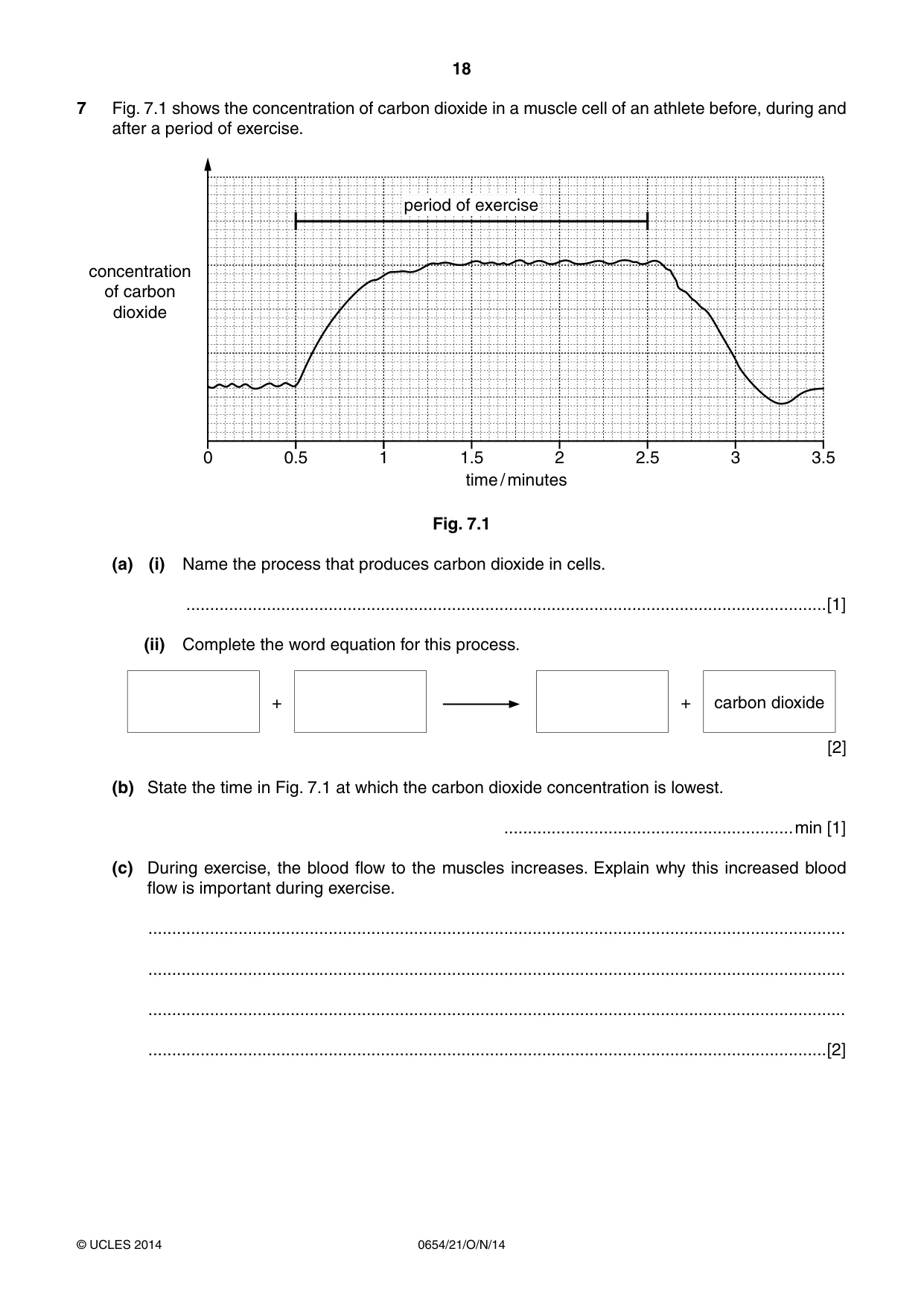 Cambridge IGCSE Sciences - Co-ordinated (Double) 0654 2014 Oct/Nov Paper 2 · Variant 1 question paper, page 18 of 32