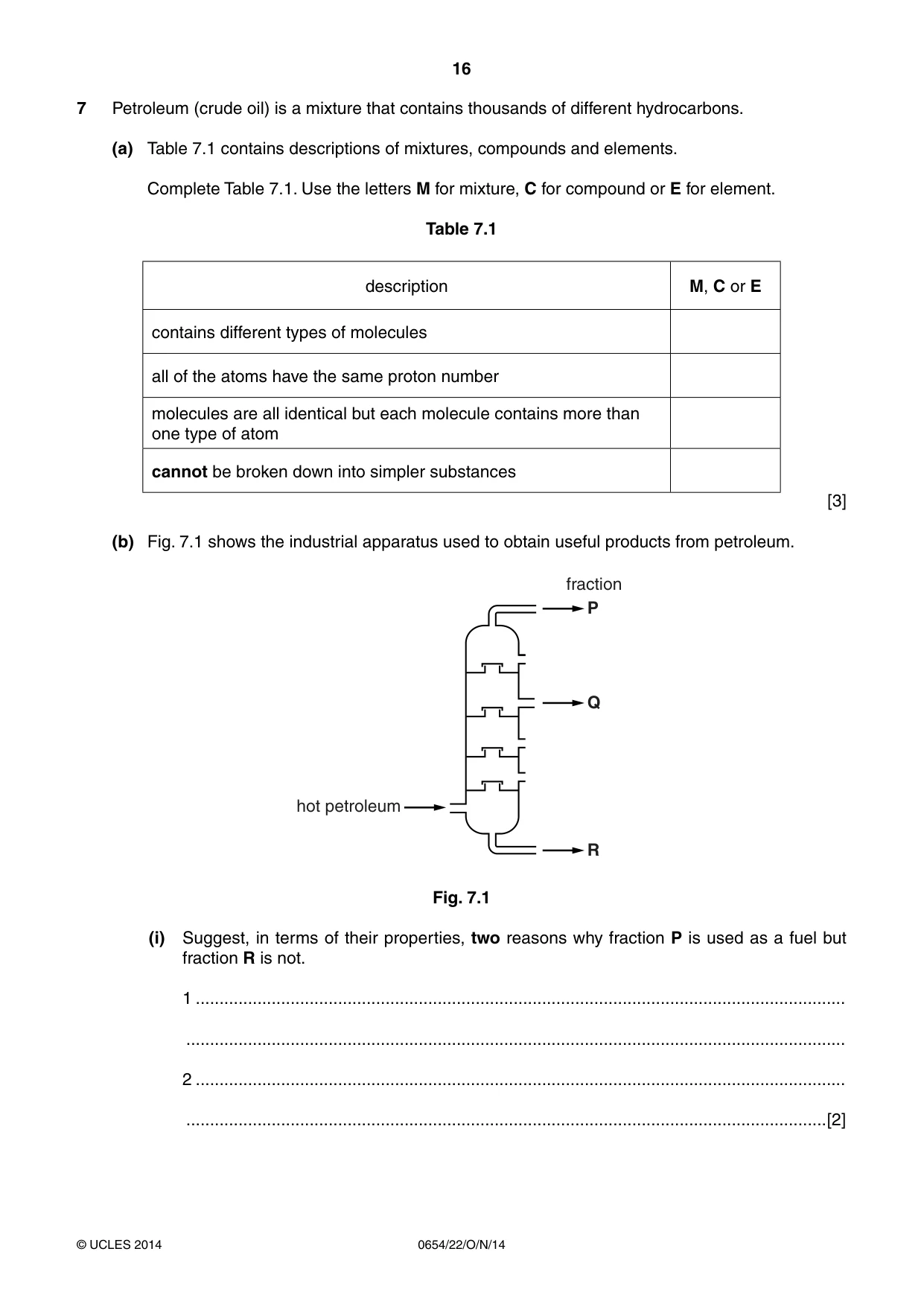 Cambridge IGCSE Sciences - Co-ordinated (Double) 0654 2014 Oct/Nov Paper 2 · Variant 2 question paper, page 16 of 32