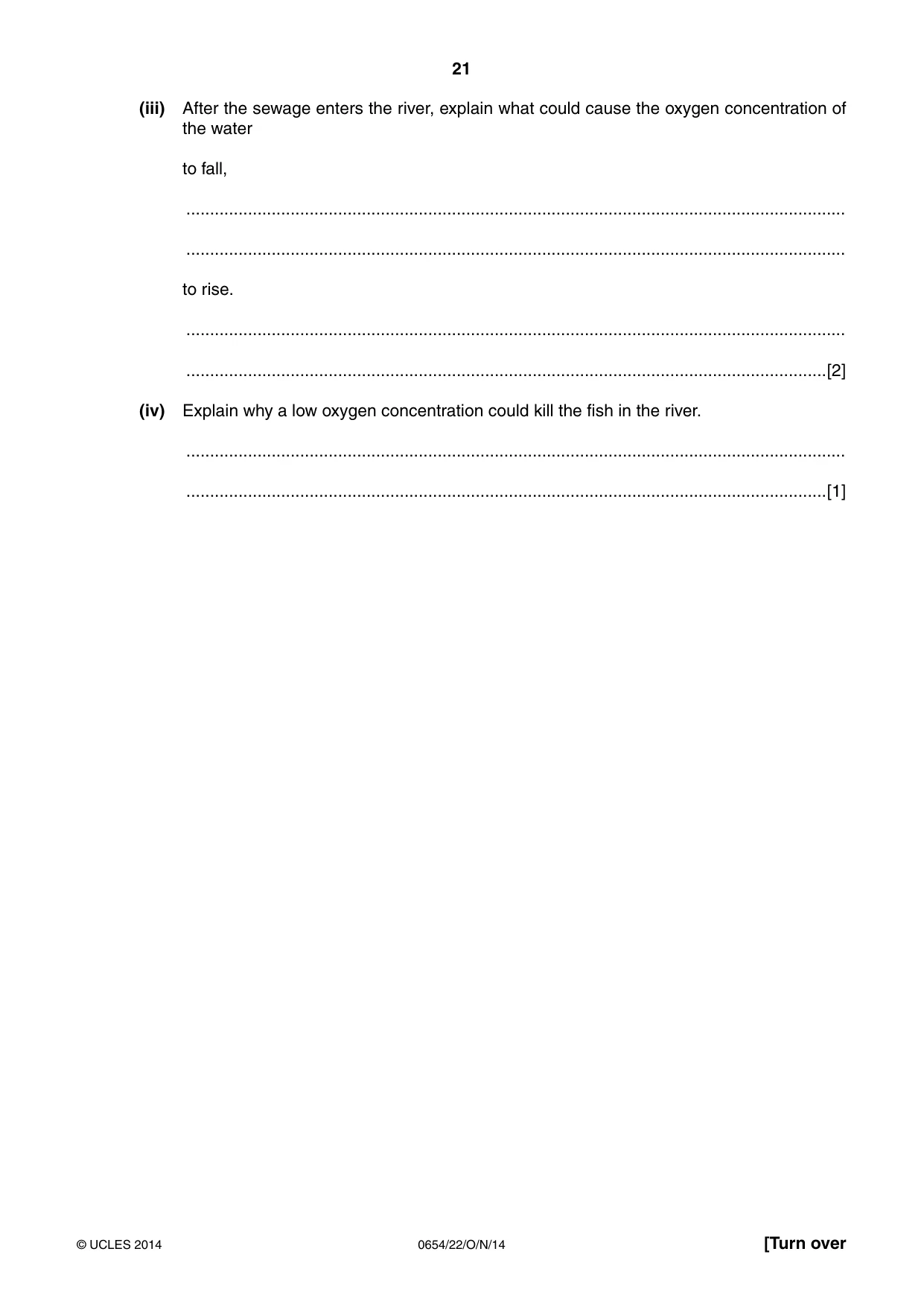 Cambridge IGCSE Sciences - Co-ordinated (Double) 0654 2014 Oct/Nov Paper 2 · Variant 2 question paper, page 21 of 32