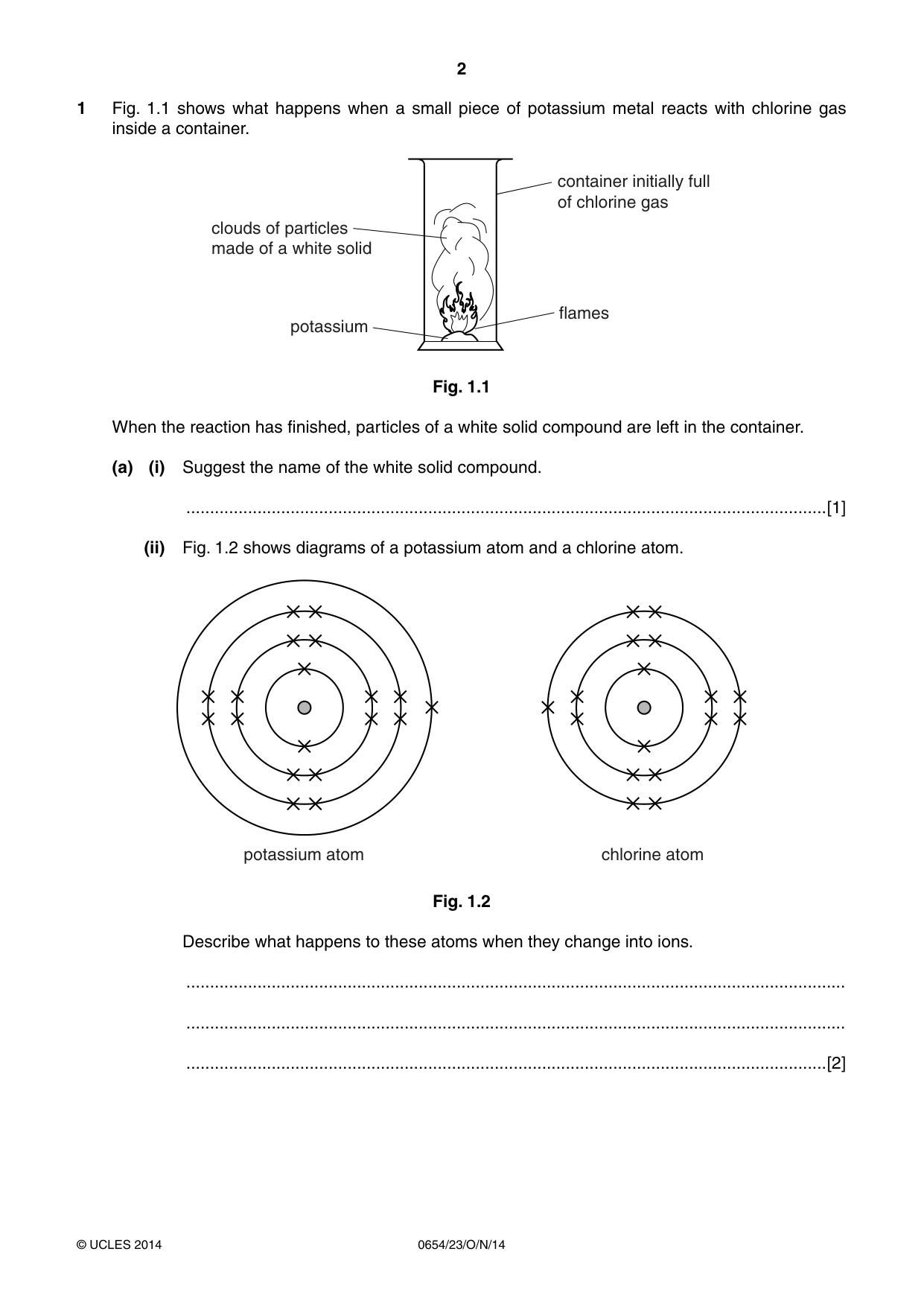 Cambridge IGCSE Sciences - Co-ordinated (Double) 0654 2014 Oct/Nov Paper 2 · Variant 3 question paper, page 2 of 32