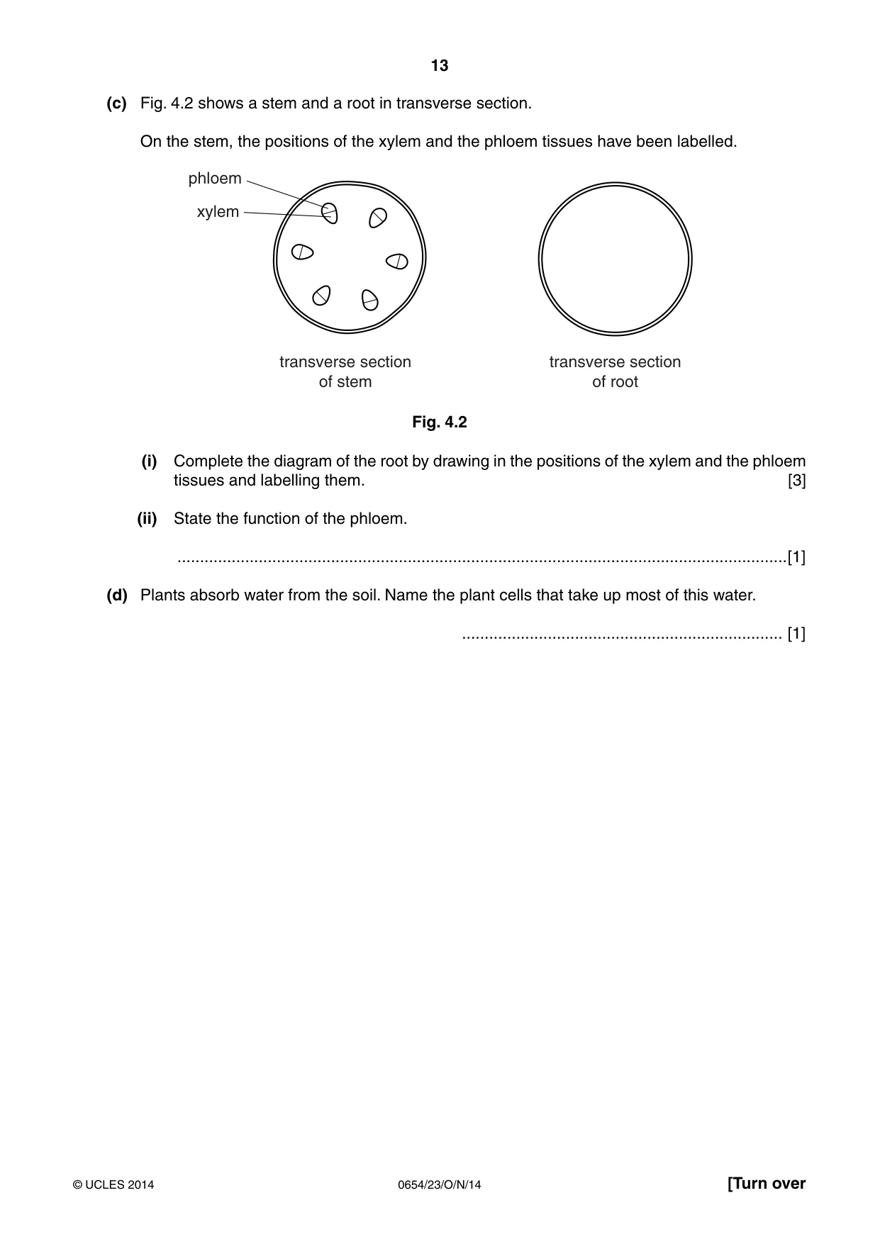 Cambridge IGCSE Sciences - Co-ordinated (Double) 0654 2014 Oct/Nov Paper 2 · Variant 3 question paper, page 13 of 32