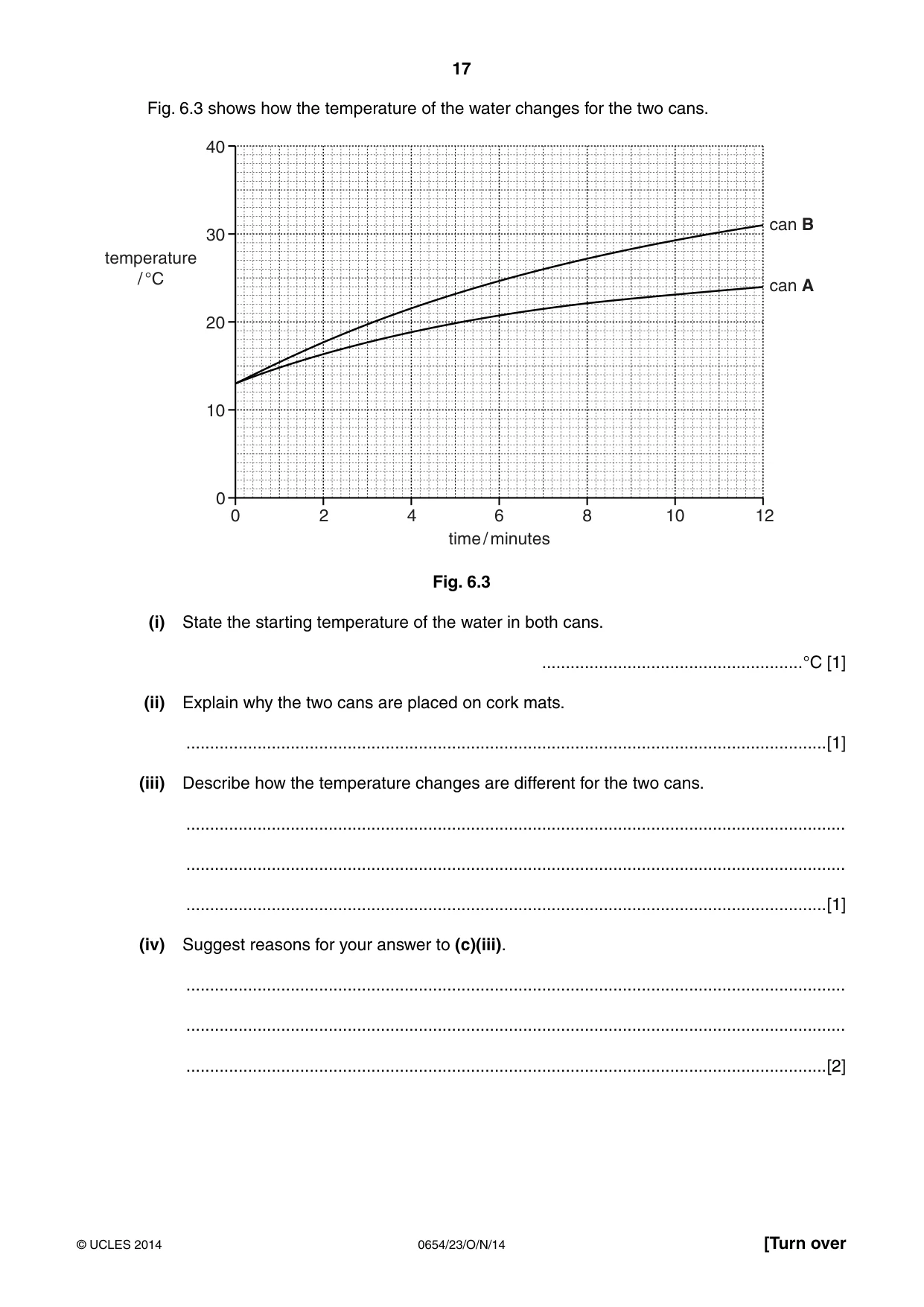 Cambridge IGCSE Sciences - Co-ordinated (Double) 0654 2014 Oct/Nov Paper 2 · Variant 3 question paper, page 17 of 32