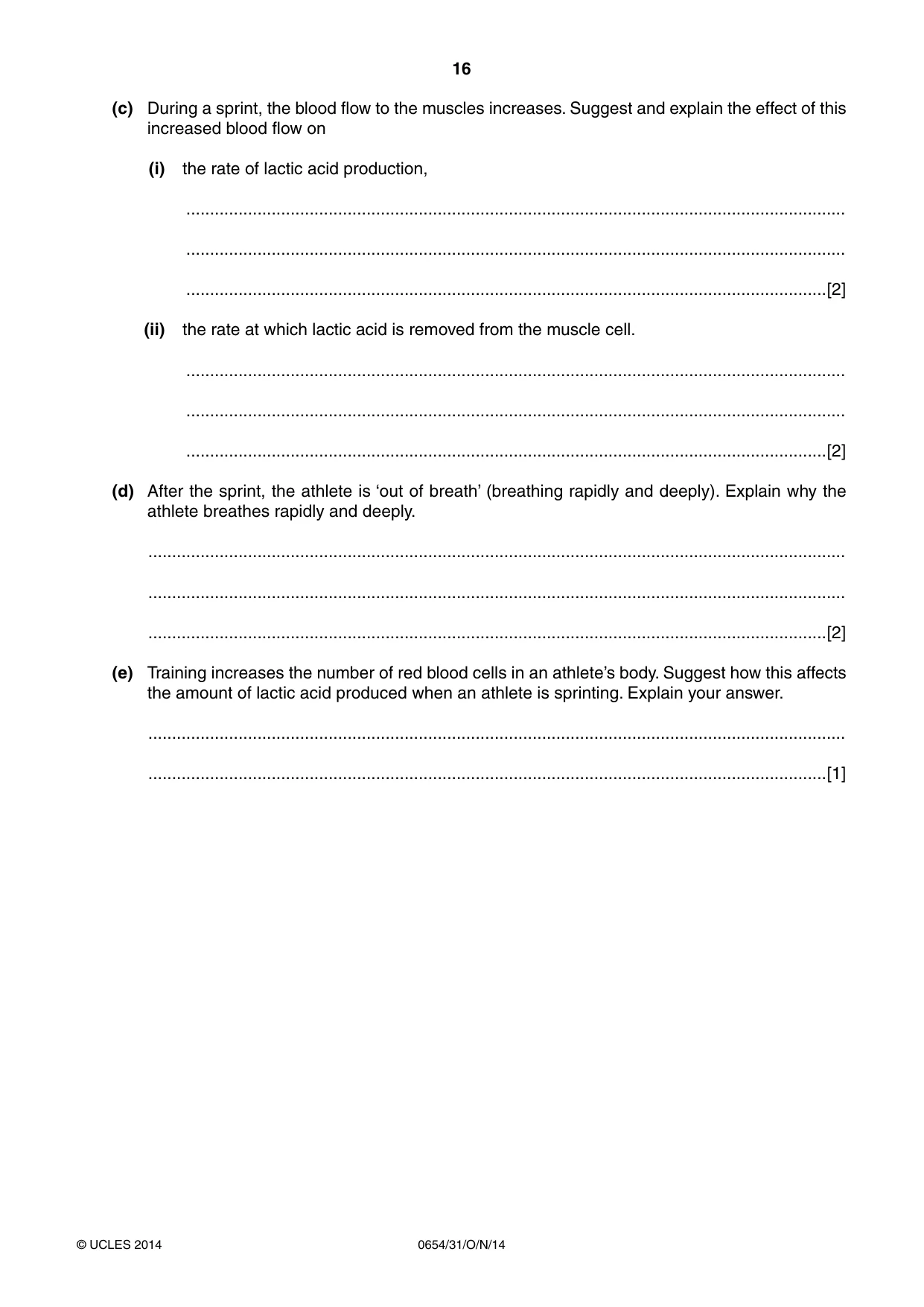 Cambridge IGCSE Sciences - Co-ordinated (Double) 0654 2014 Oct/Nov Paper 3 · Variant 1 question paper, page 16 of 32