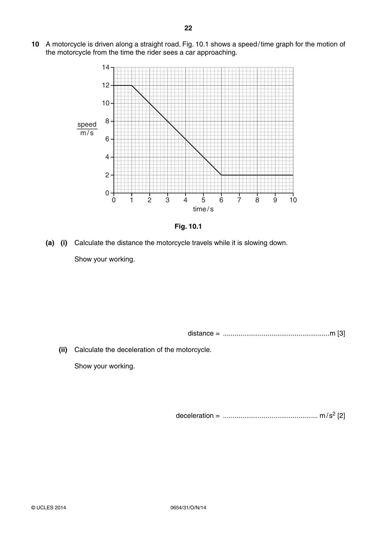 Cambridge IGCSE Sciences - Co-ordinated (Double) 0654 2014 Oct/Nov Paper 3 · Variant 1 question paper, page 22 of 32
