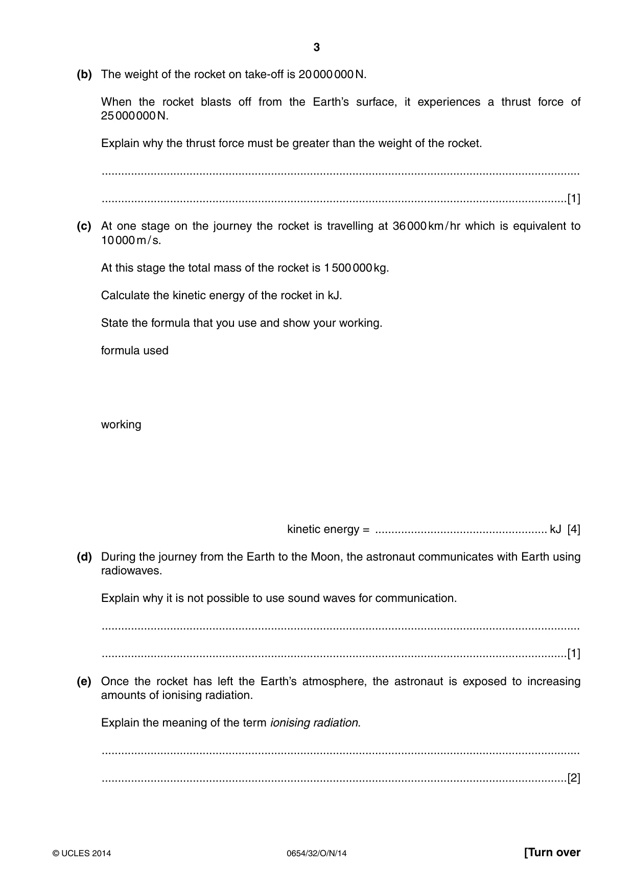 Cambridge IGCSE Sciences - Co-ordinated (Double) 0654 2014 Oct/Nov Paper 3 · Variant 2 question paper, page 3 of 32