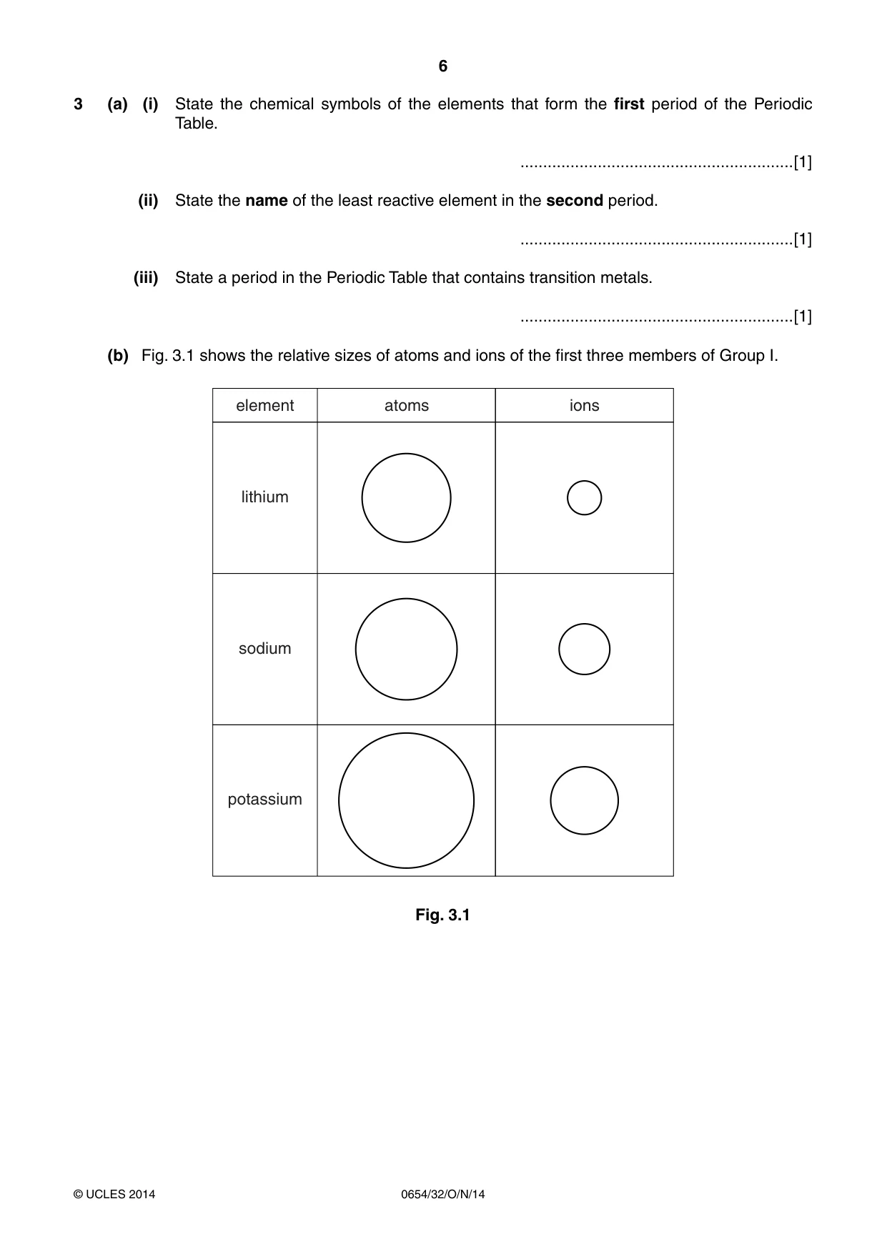 Cambridge IGCSE Sciences - Co-ordinated (Double) 0654 2014 Oct/Nov Paper 3 · Variant 2 question paper, page 6 of 32