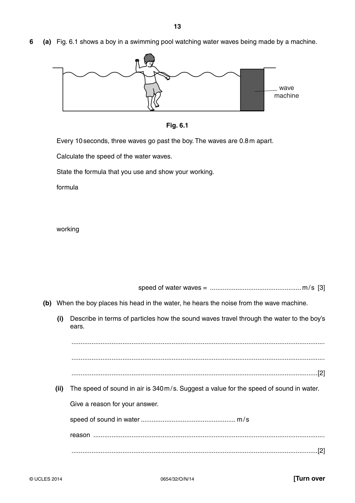 Cambridge IGCSE Sciences - Co-ordinated (Double) 0654 2014 Oct/Nov Paper 3 · Variant 2 question paper, page 13 of 32