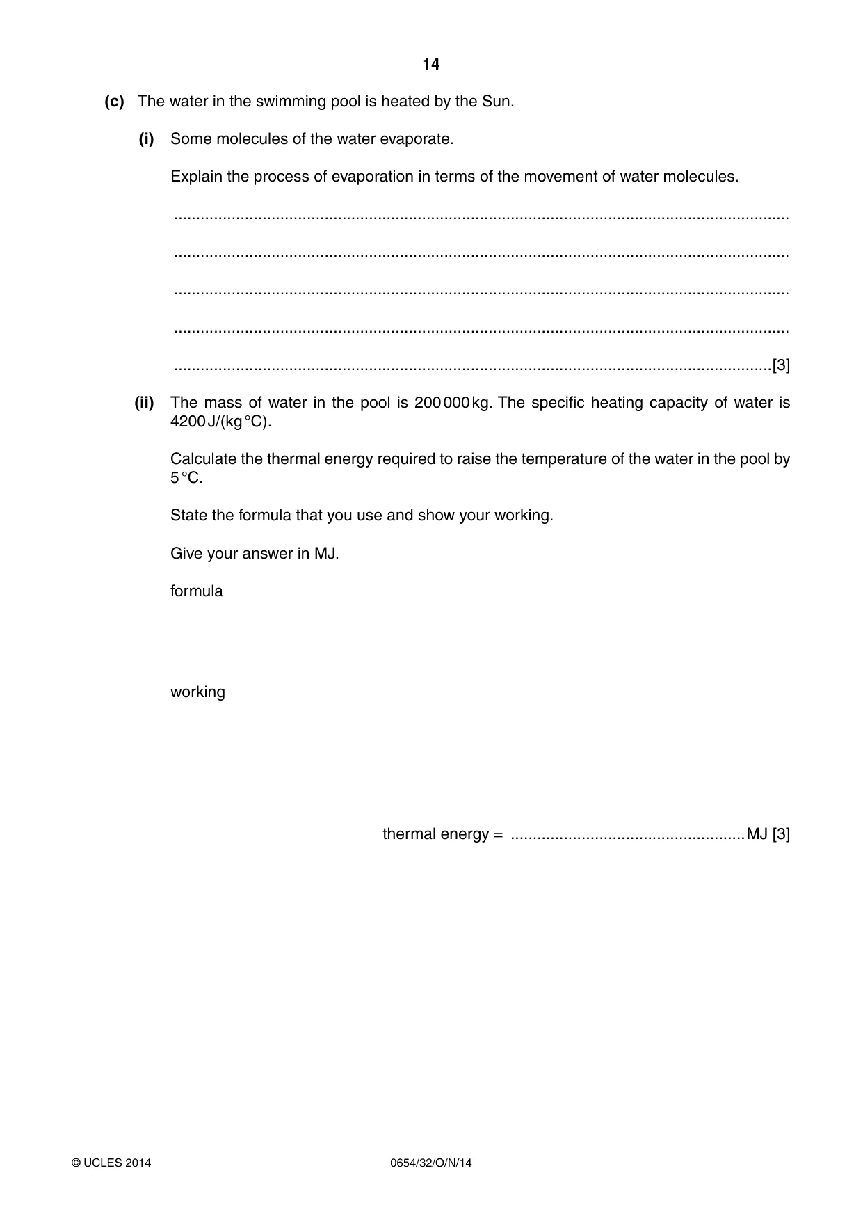 Cambridge IGCSE Sciences - Co-ordinated (Double) 0654 2014 Oct/Nov Paper 3 · Variant 2 question paper, page 14 of 32