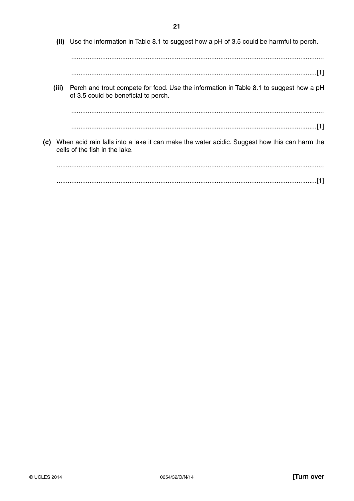 Cambridge IGCSE Sciences - Co-ordinated (Double) 0654 2014 Oct/Nov Paper 3 · Variant 2 question paper, page 21 of 32