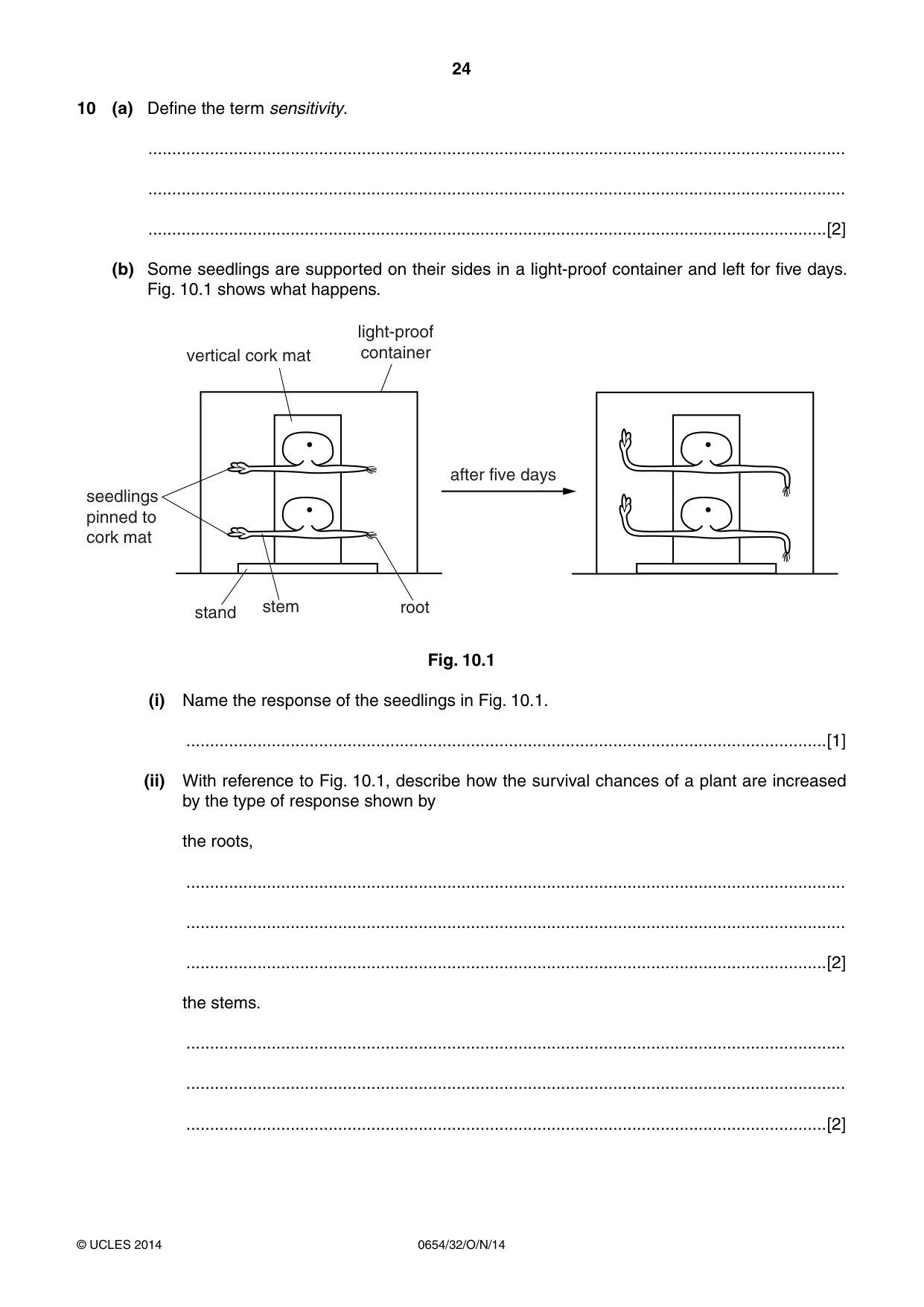 Cambridge IGCSE Sciences - Co-ordinated (Double) 0654 2014 Oct/Nov Paper 3 · Variant 2 question paper, page 24 of 32