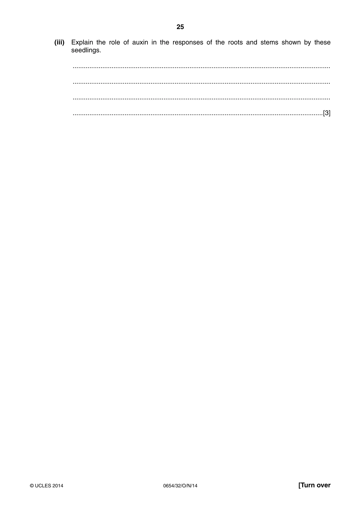 Cambridge IGCSE Sciences - Co-ordinated (Double) 0654 2014 Oct/Nov Paper 3 · Variant 2 question paper, page 25 of 32