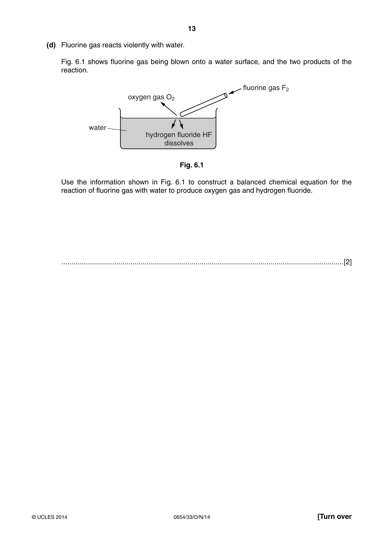 Cambridge IGCSE Sciences - Co-ordinated (Double) 0654 2014 Oct/Nov Paper 3 · Variant 3 question paper, page 13 of 28