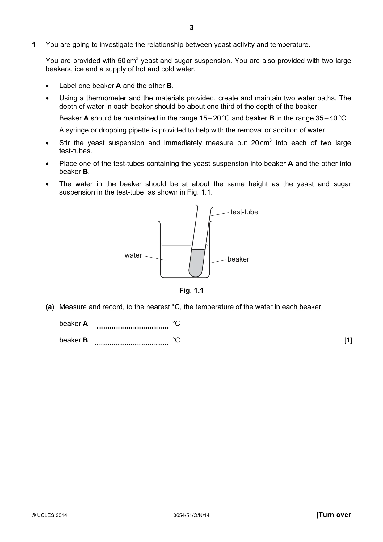 Cambridge IGCSE Sciences - Co-ordinated (Double) 0654 2014 Oct/Nov Paper 5 · Variant 1 question paper, page 3 of 12