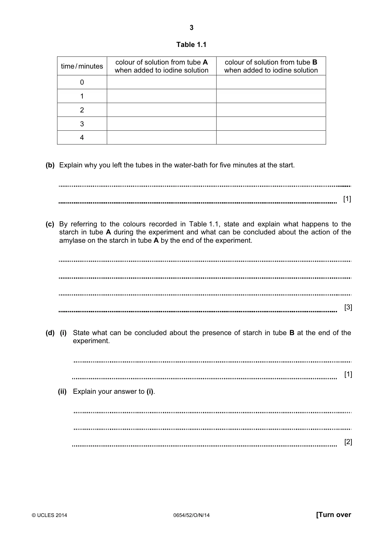 Cambridge IGCSE Sciences - Co-ordinated (Double) 0654 2014 Oct/Nov Paper 5 · Variant 2 question paper, page 3 of 12