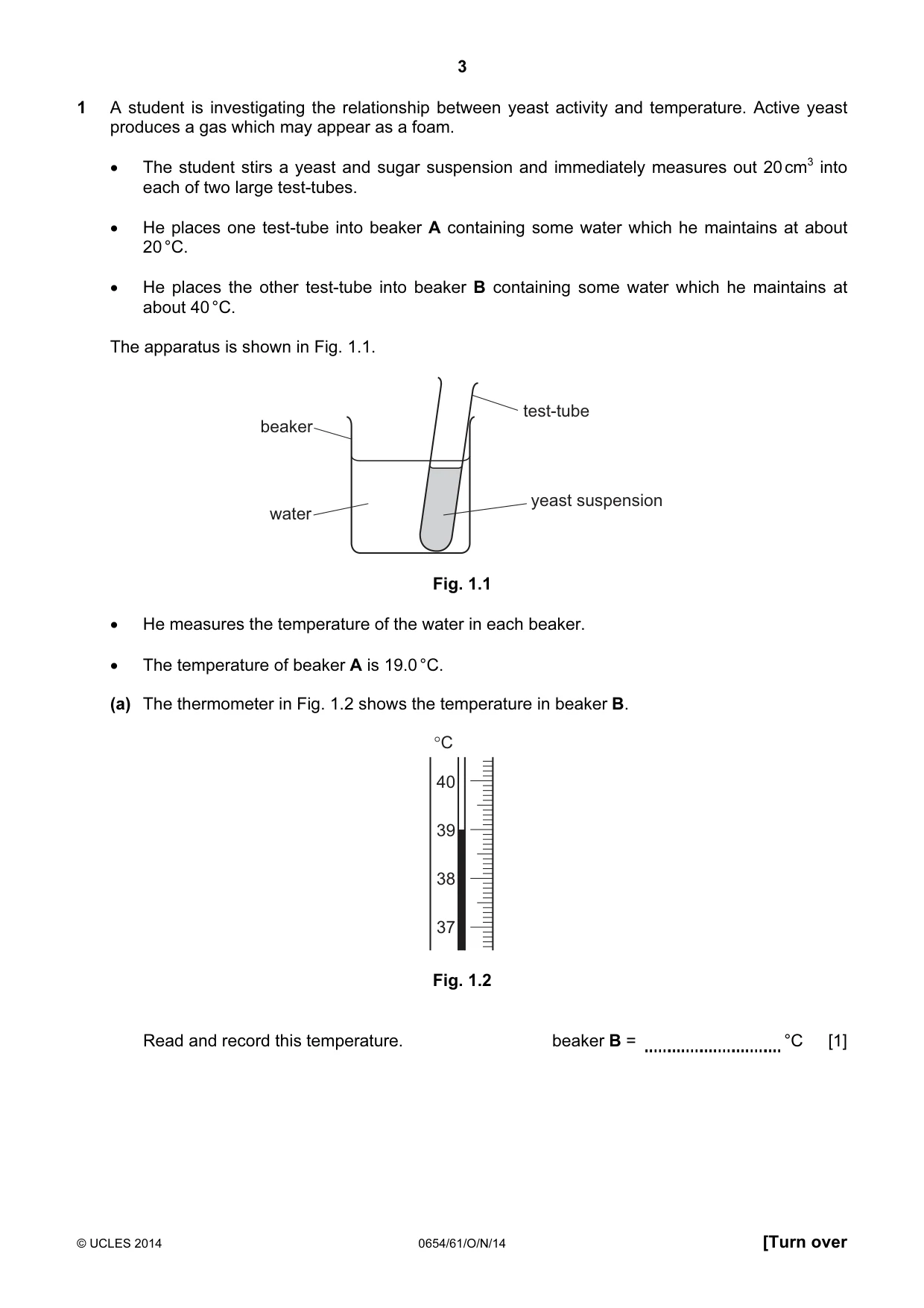 Cambridge IGCSE Sciences - Co-ordinated (Double) 0654 2014 Oct/Nov Paper 6 · Variant 1 question paper, page 3 of 24