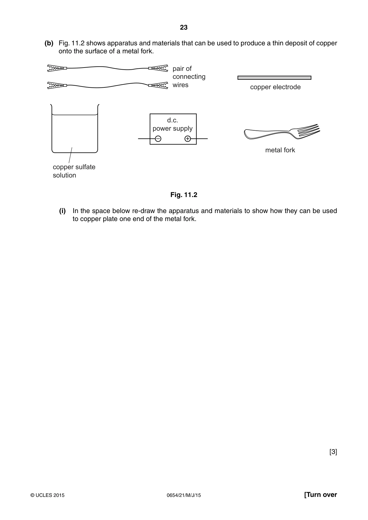 Cambridge IGCSE Sciences - Co-ordinated (Double) 0654 2015 May/June Paper 2 · Variant 1 question paper, page 23 of 32