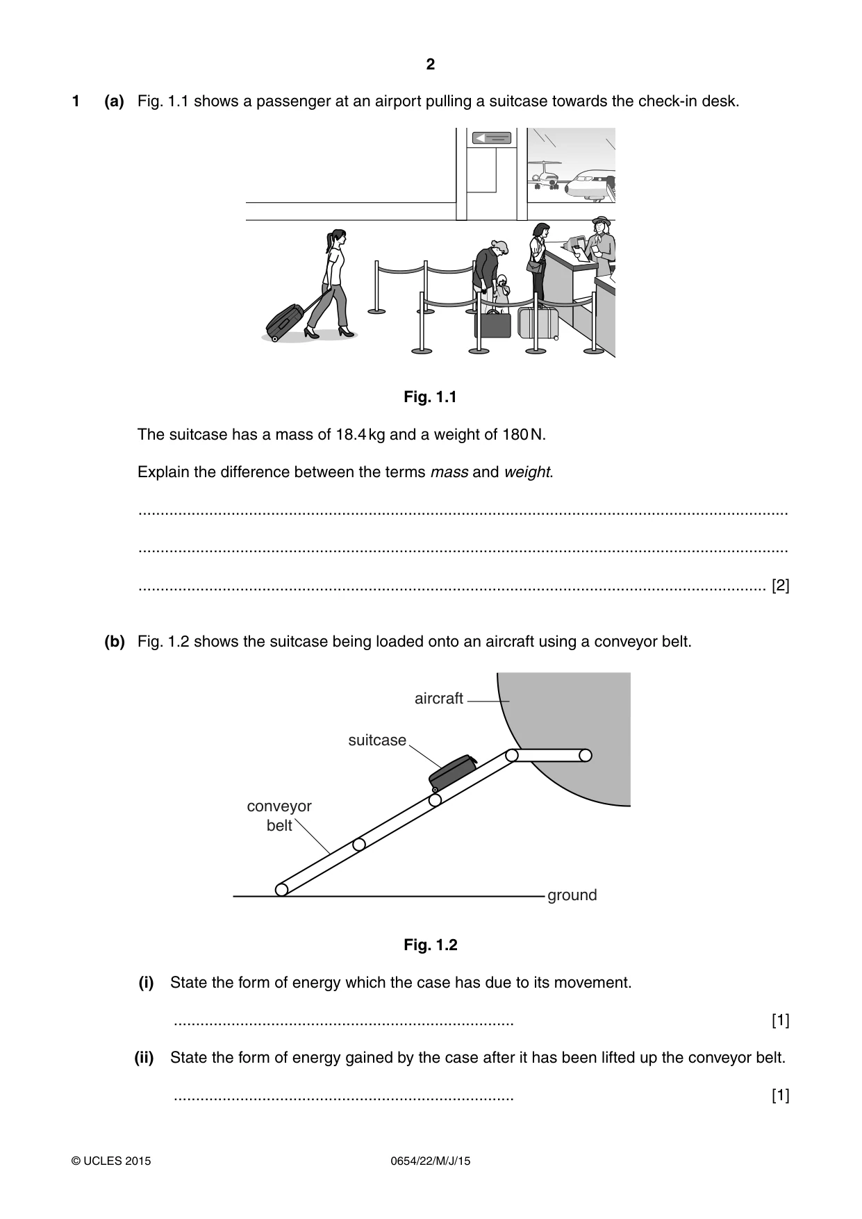 Cambridge IGCSE Sciences - Co-ordinated (Double) 0654 2015 May/June Paper 2 · Variant 2 question paper, page 2 of 28