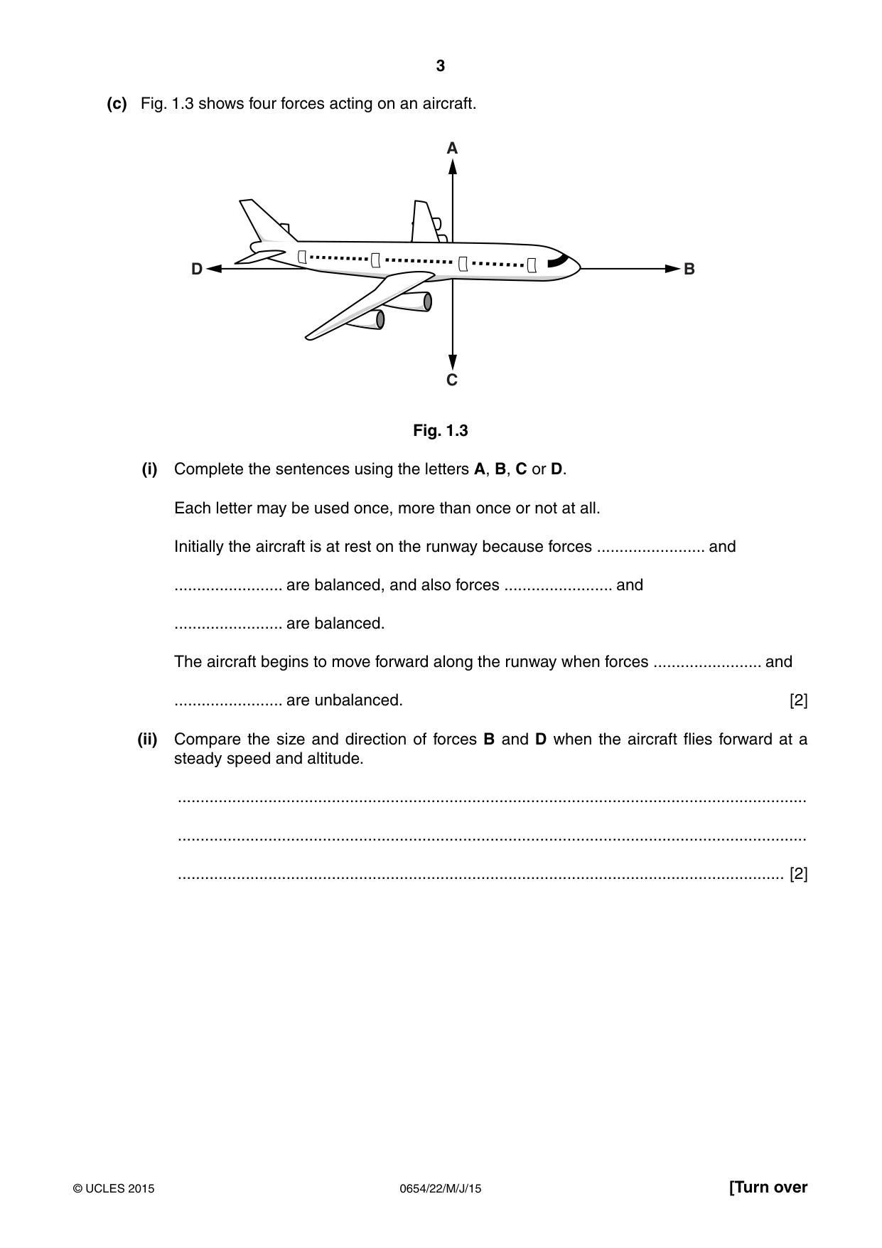 Cambridge IGCSE Sciences - Co-ordinated (Double) 0654 2015 May/June Paper 2 · Variant 2 question paper, page 3 of 28