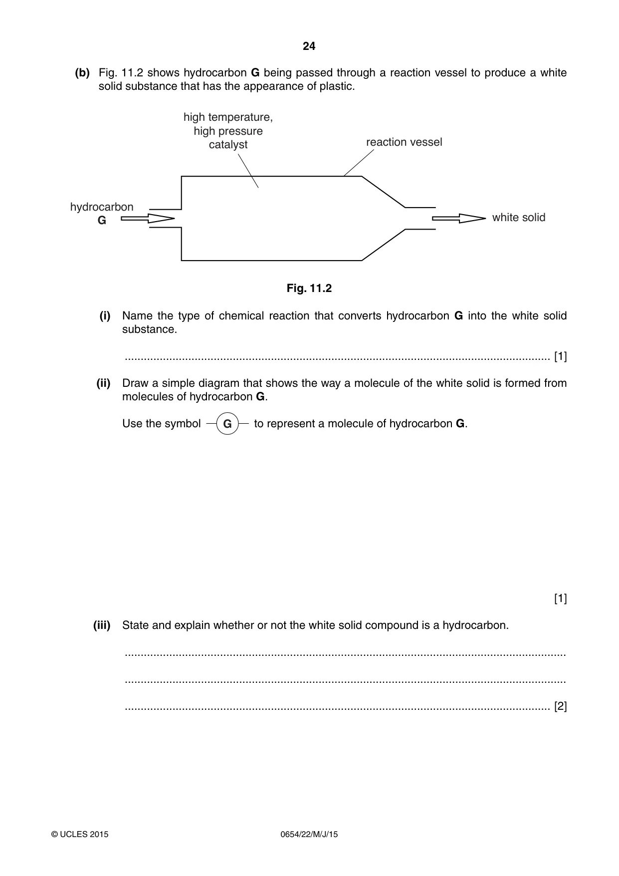 Cambridge IGCSE Sciences - Co-ordinated (Double) 0654 2015 May/June Paper 2 · Variant 2 question paper, page 24 of 28