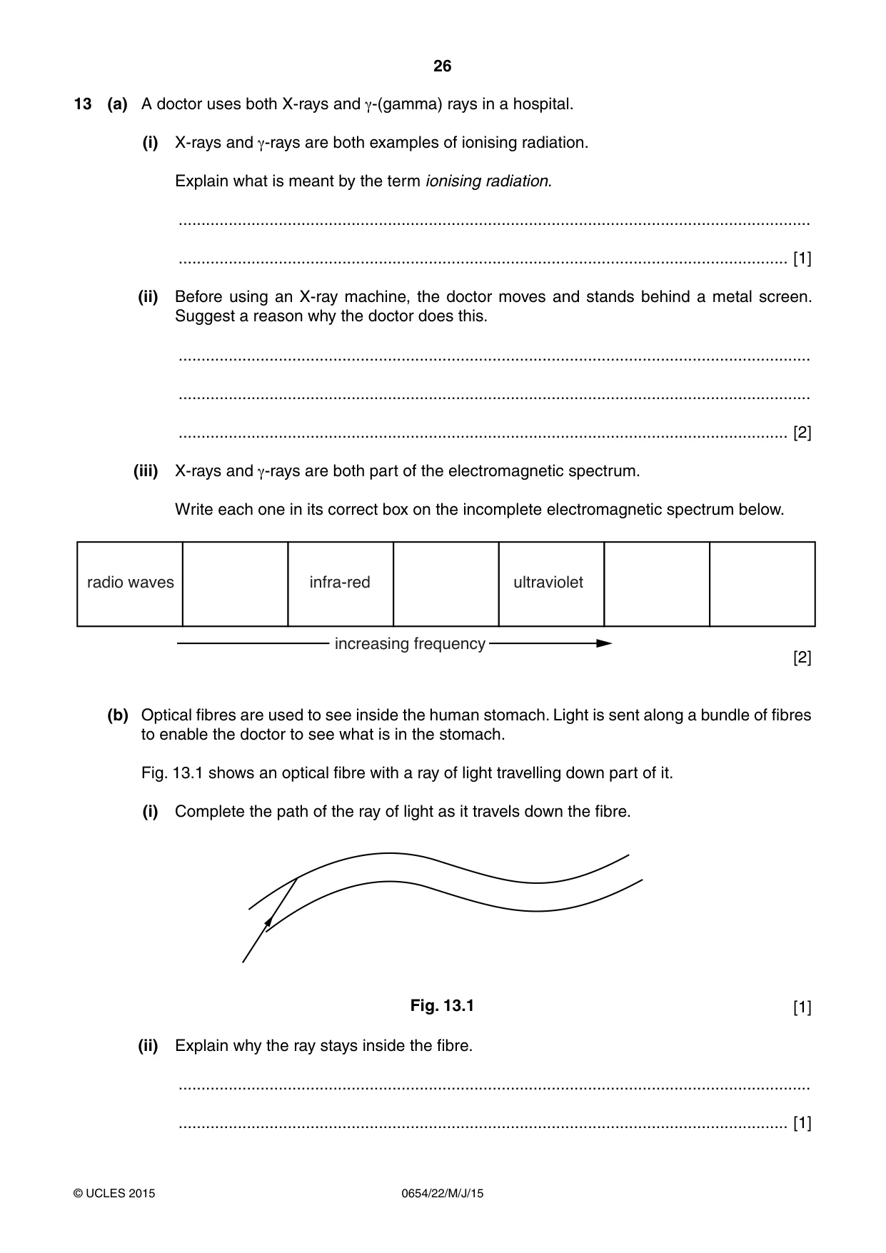 Cambridge IGCSE Sciences - Co-ordinated (Double) 0654 2015 May/June Paper 2 · Variant 2 question paper, page 26 of 28