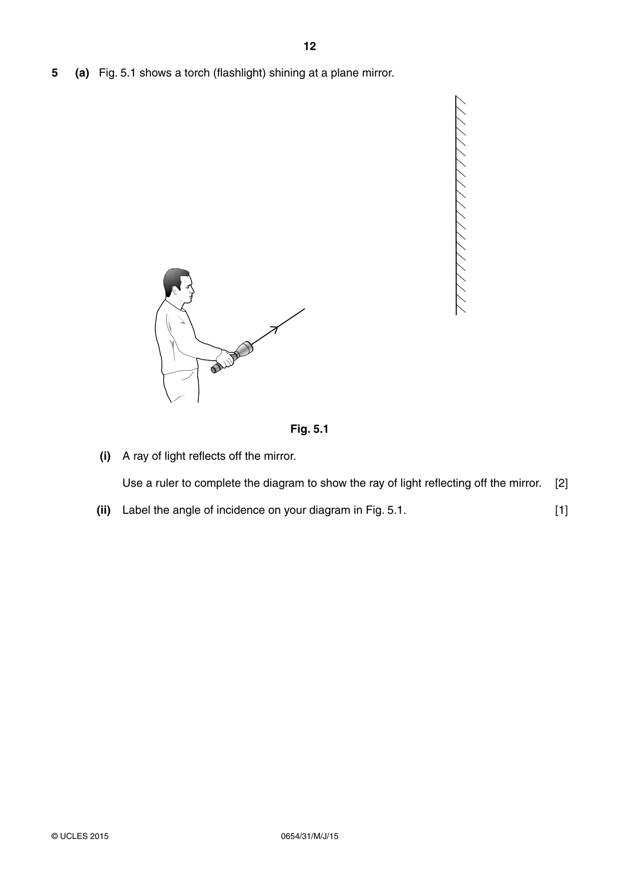 Cambridge IGCSE Sciences - Co-ordinated (Double) 0654 2015 May/June Paper 3 · Variant 1 question paper, page 12 of 32