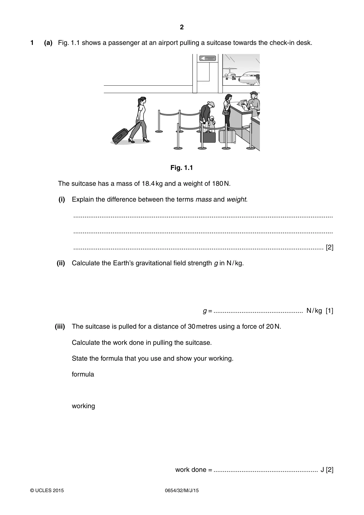Cambridge IGCSE Sciences - Co-ordinated (Double) 0654 2015 May/June Paper 3 · Variant 2 question paper, page 2 of 32