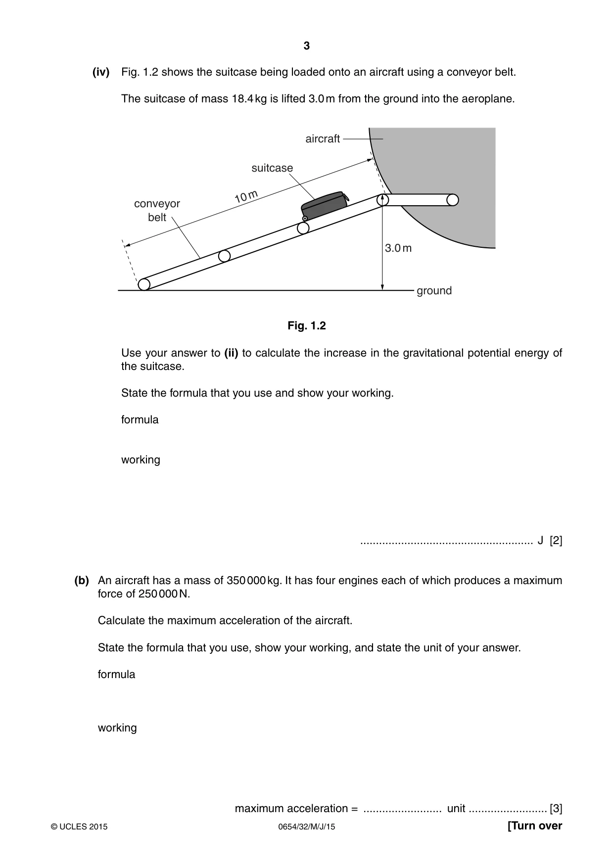 Cambridge IGCSE Sciences - Co-ordinated (Double) 0654 2015 May/June Paper 3 · Variant 2 question paper, page 3 of 32