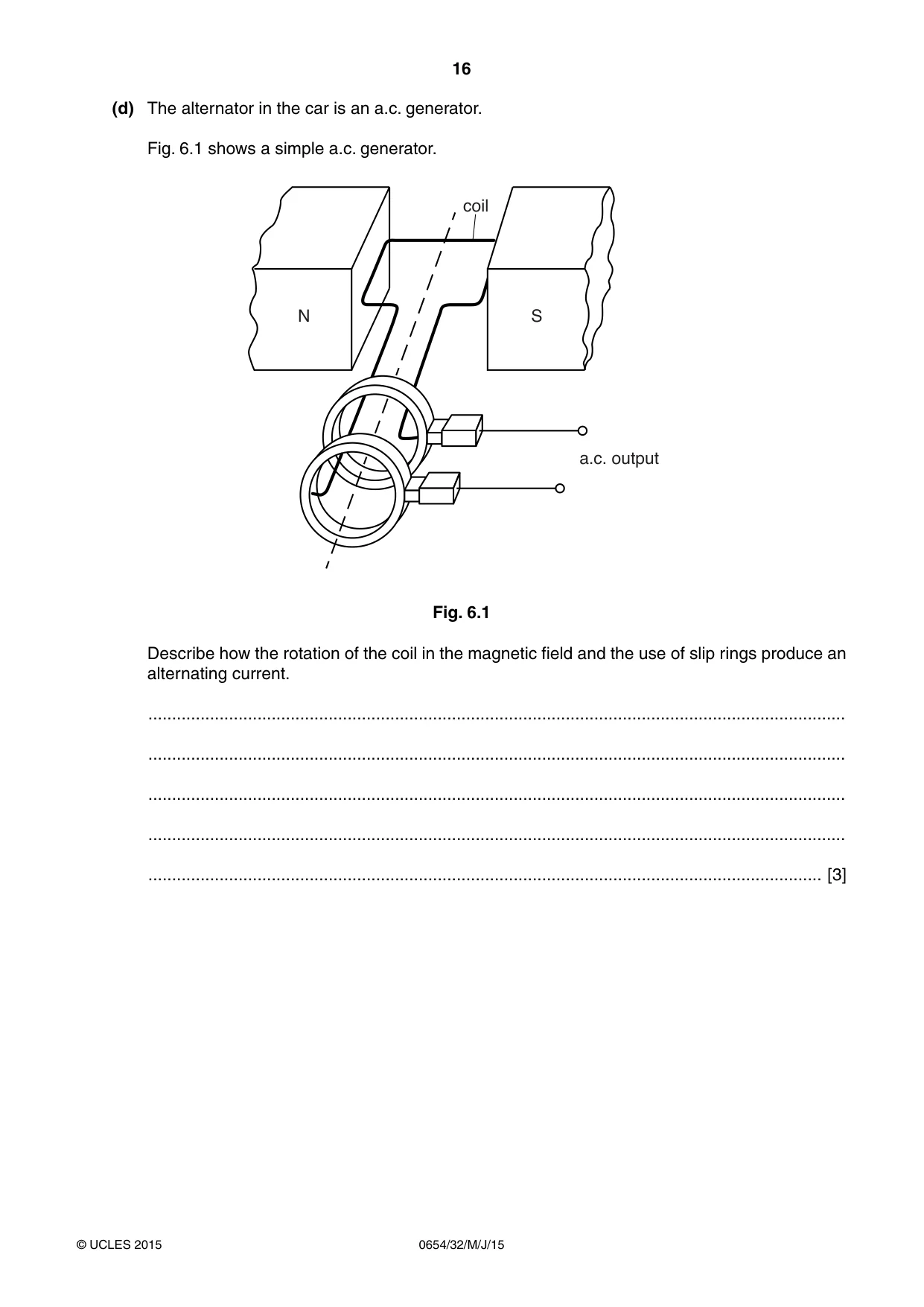 Cambridge IGCSE Sciences - Co-ordinated (Double) 0654 2015 May/June Paper 3 · Variant 2 question paper, page 16 of 32