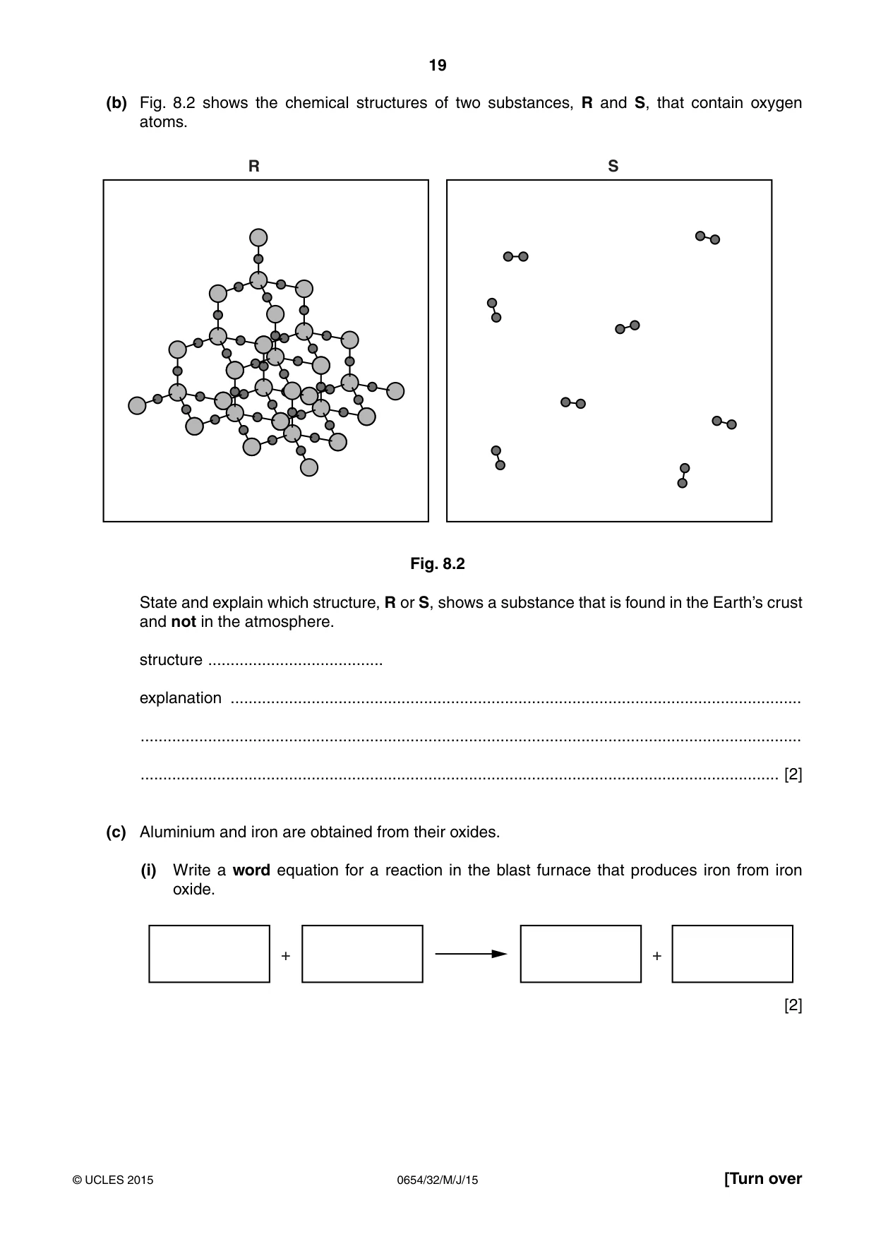 Cambridge IGCSE Sciences - Co-ordinated (Double) 0654 2015 May/June Paper 3 · Variant 2 question paper, page 19 of 32